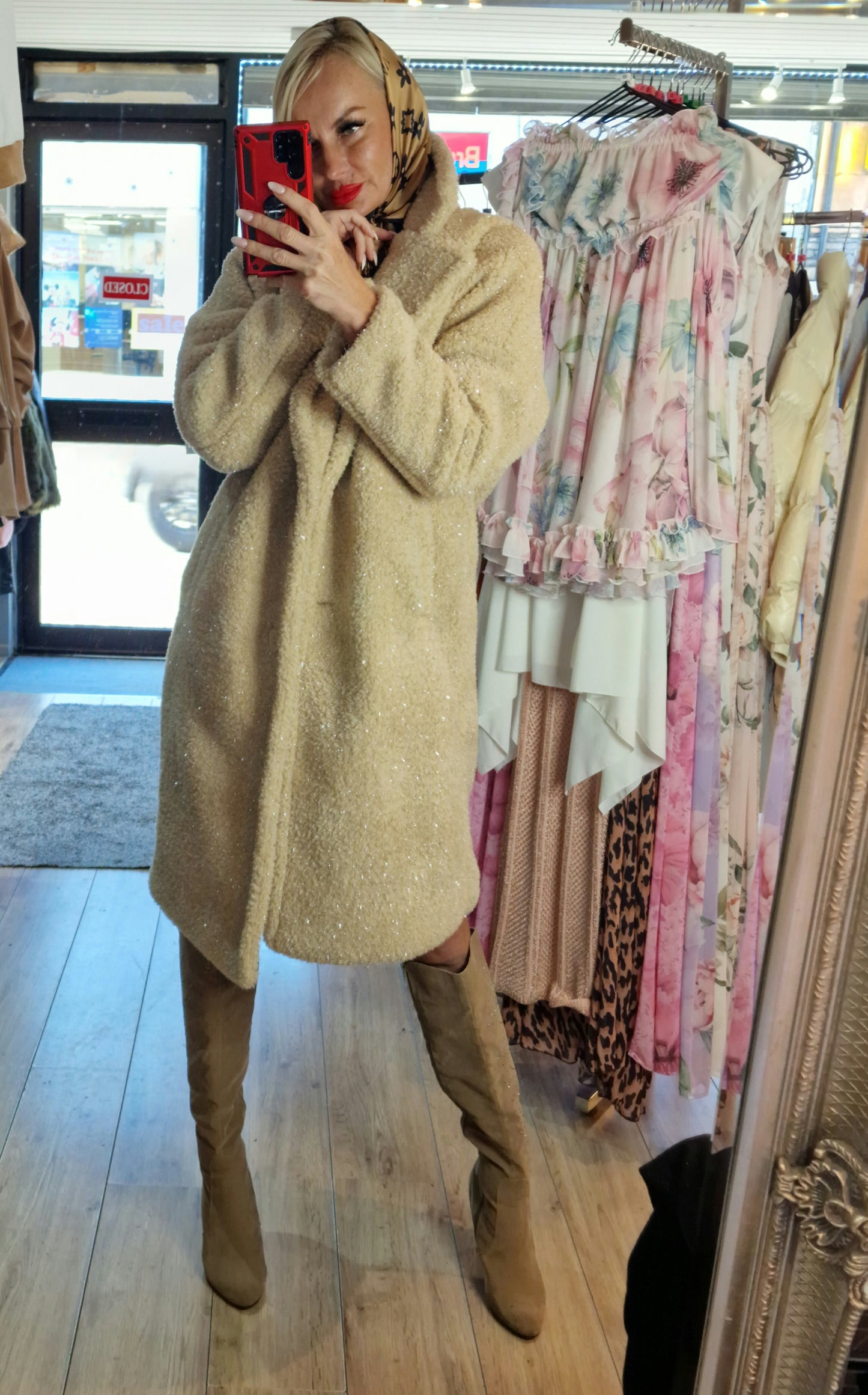 Sparky Cream Coat