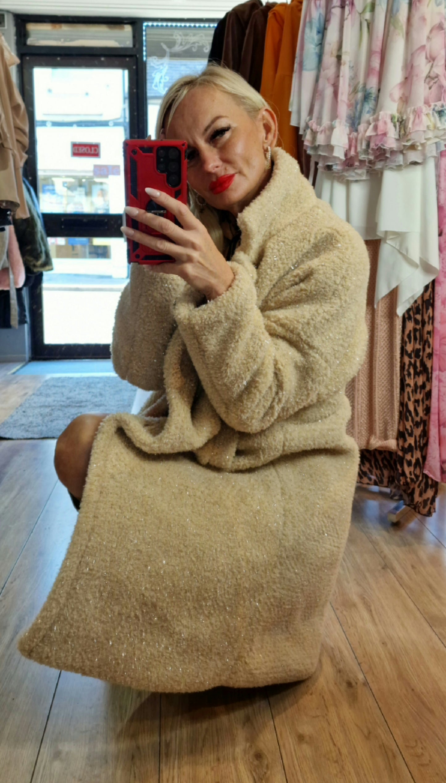 Sparky Cream Coat