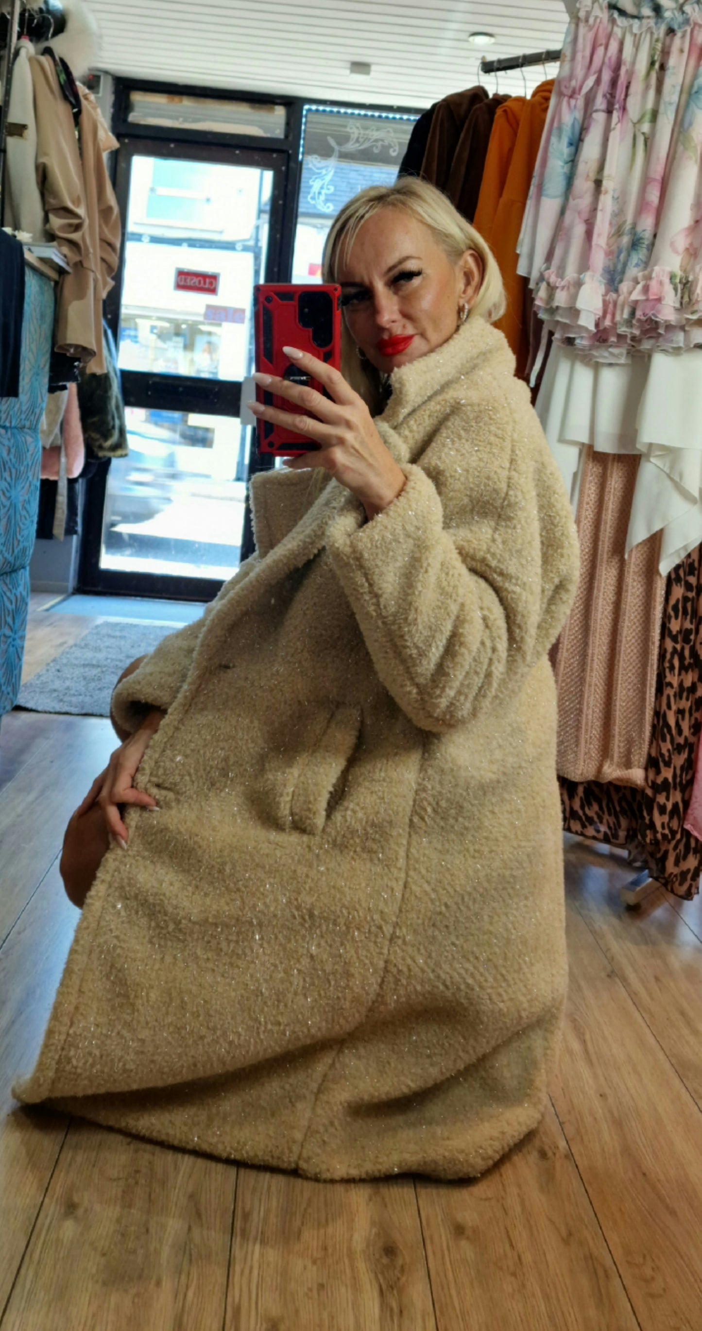 Sparky Cream Coat