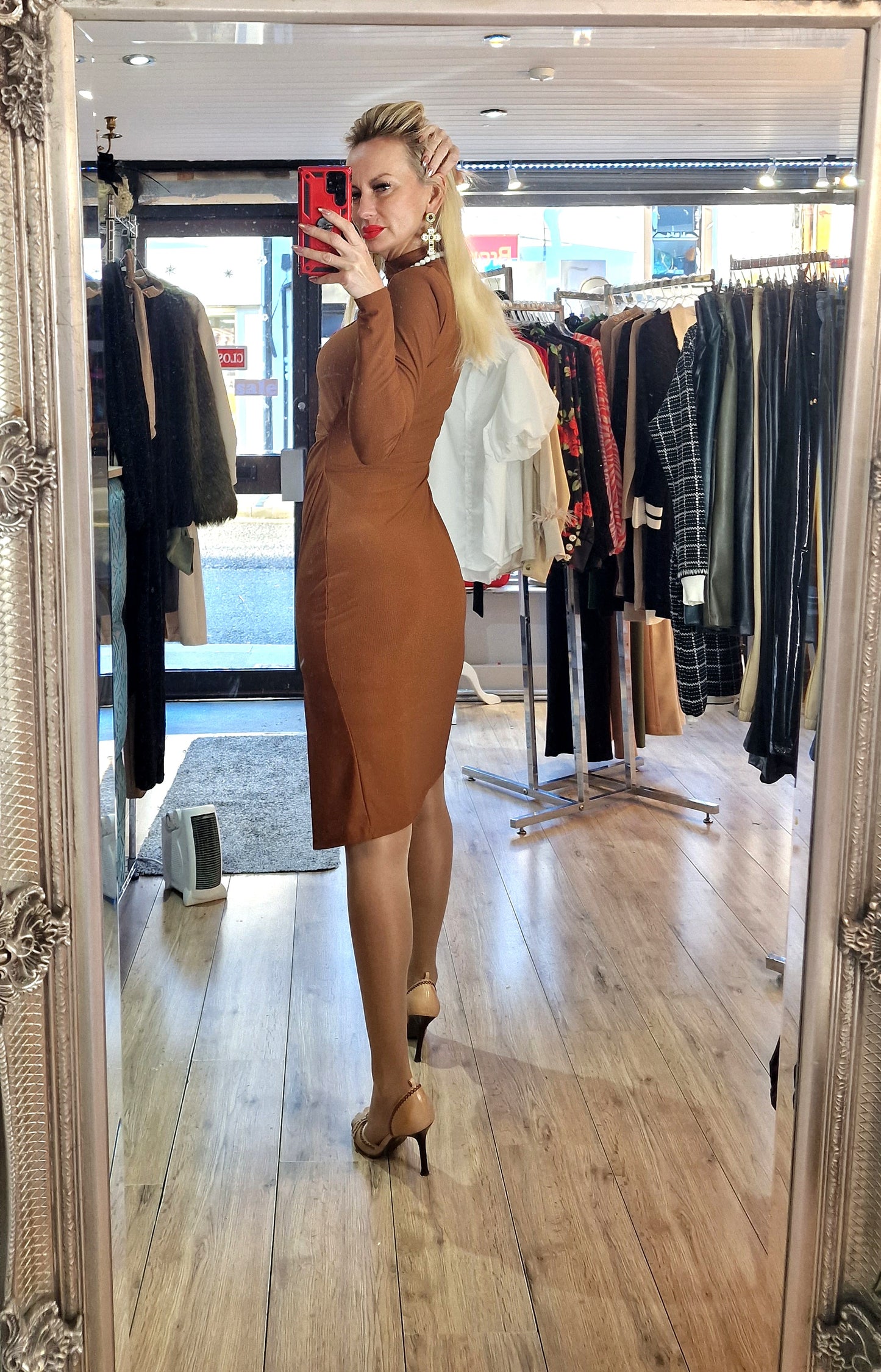 Chocolate Midi Dress