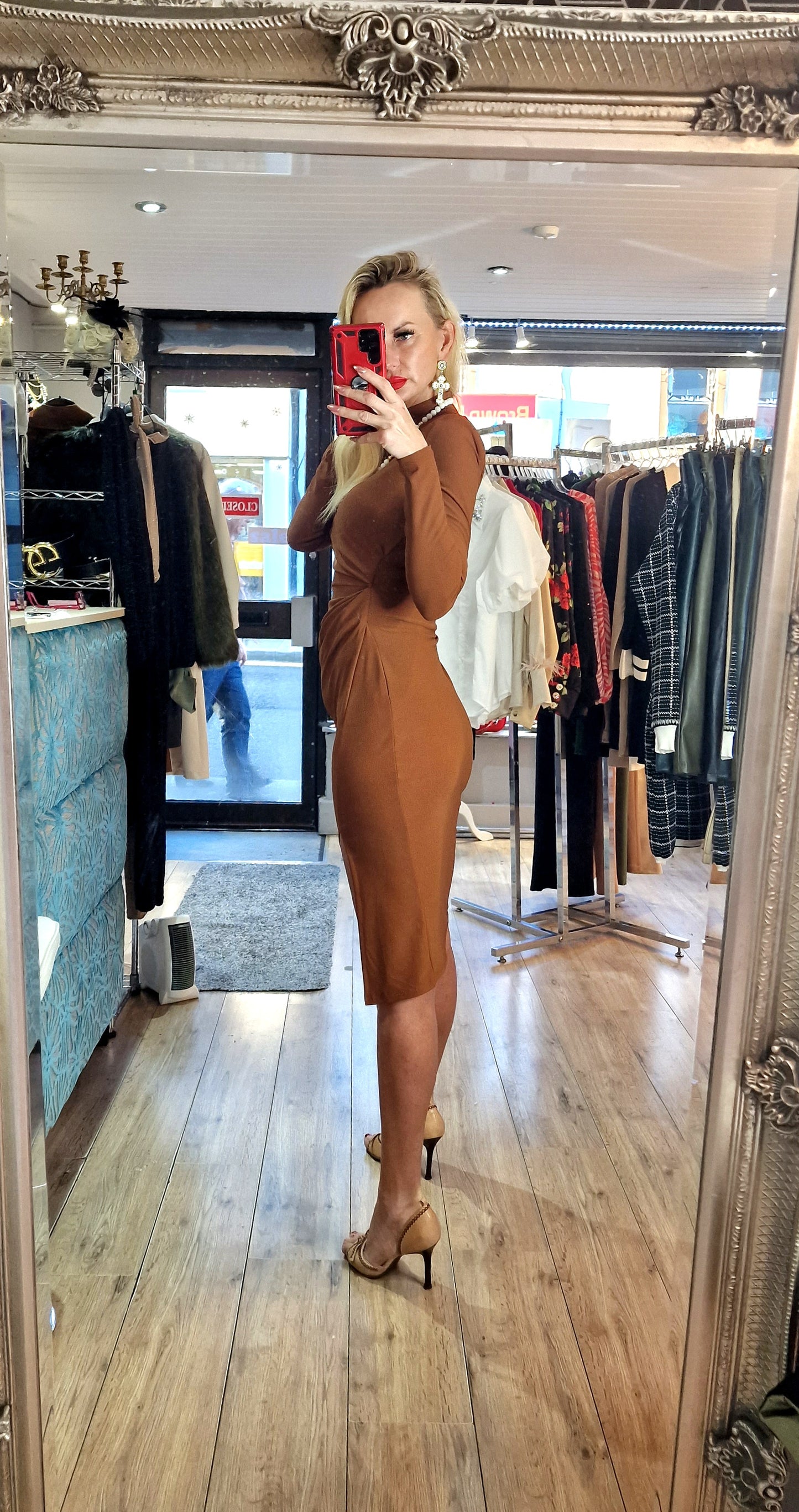 Chocolate Midi Dress