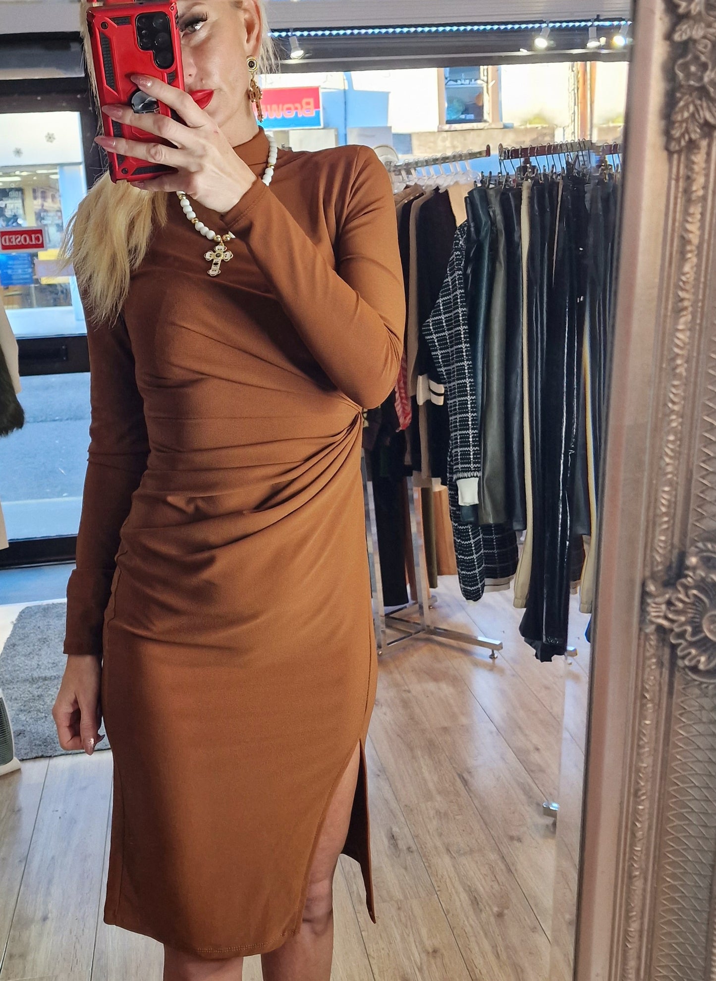 Chocolate Midi Dress