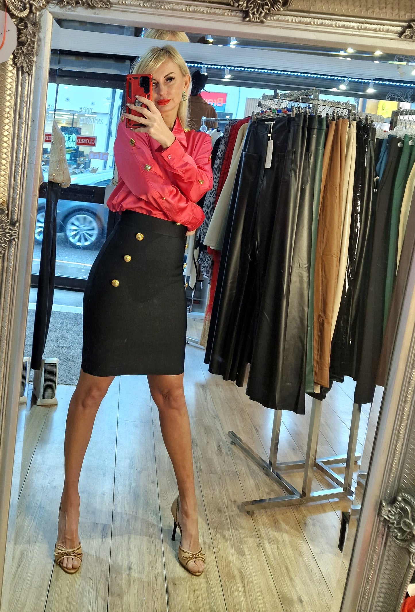 French Shirt With Gold Design