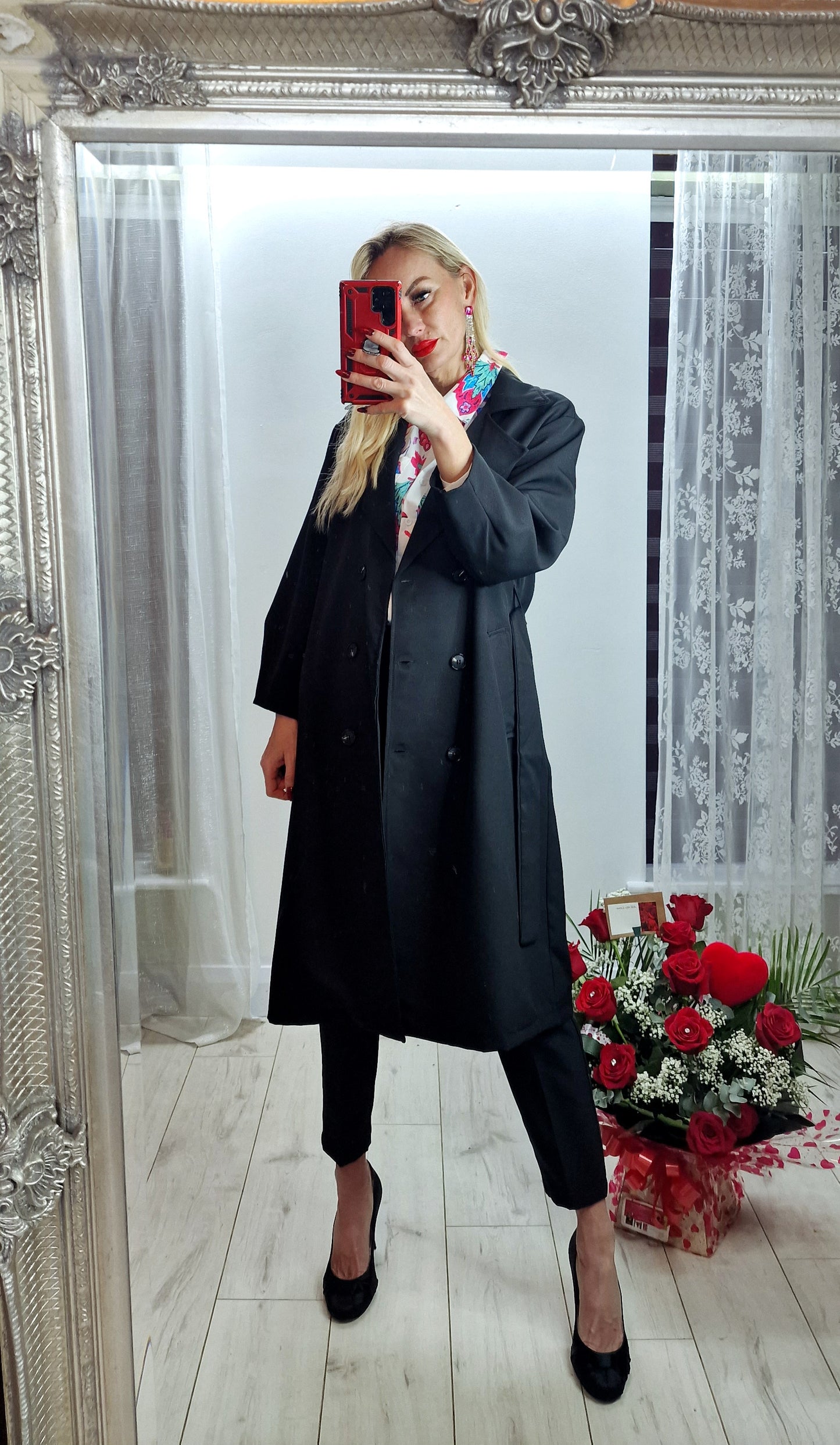 Spring Summer Coat- Black