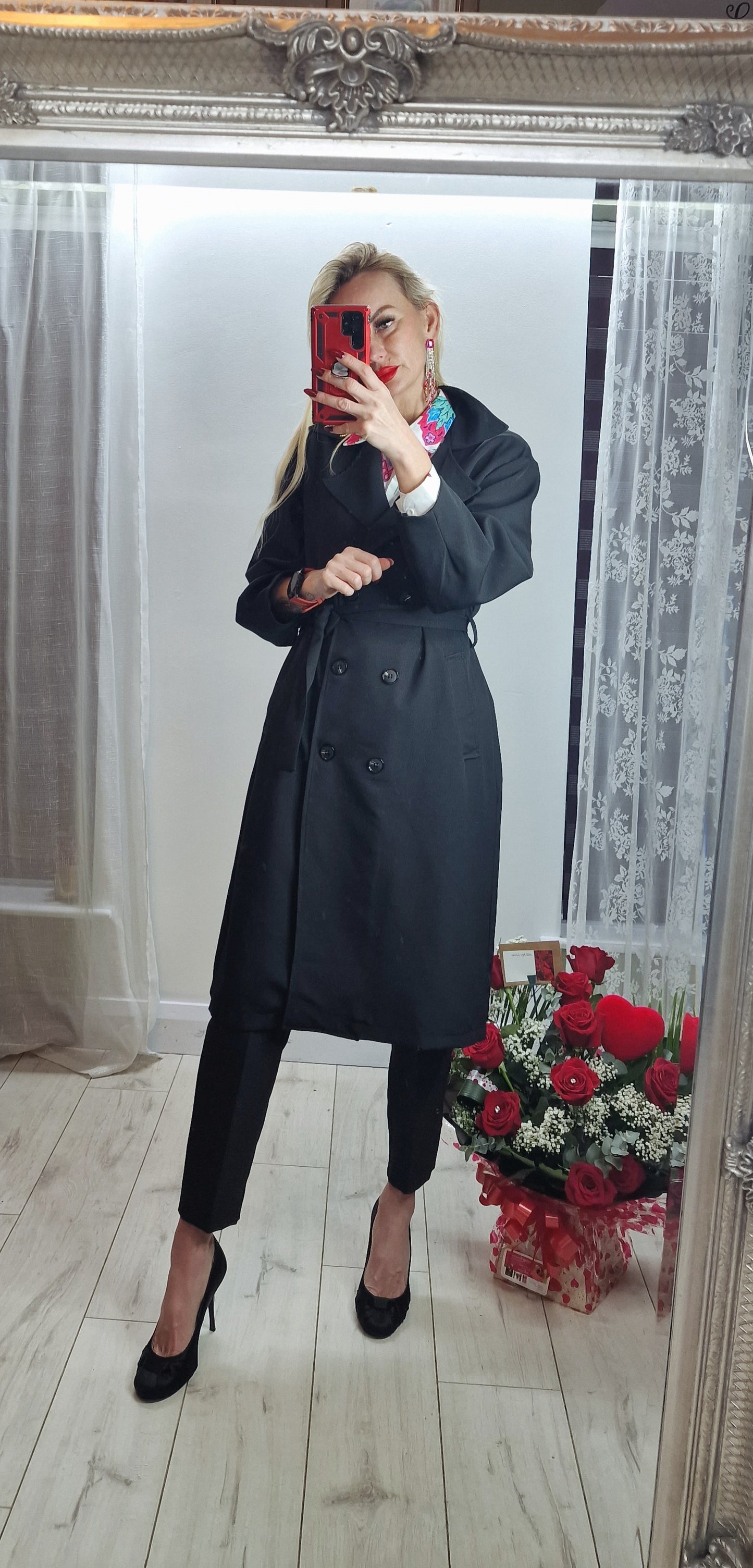 Spring Summer Coat- Black