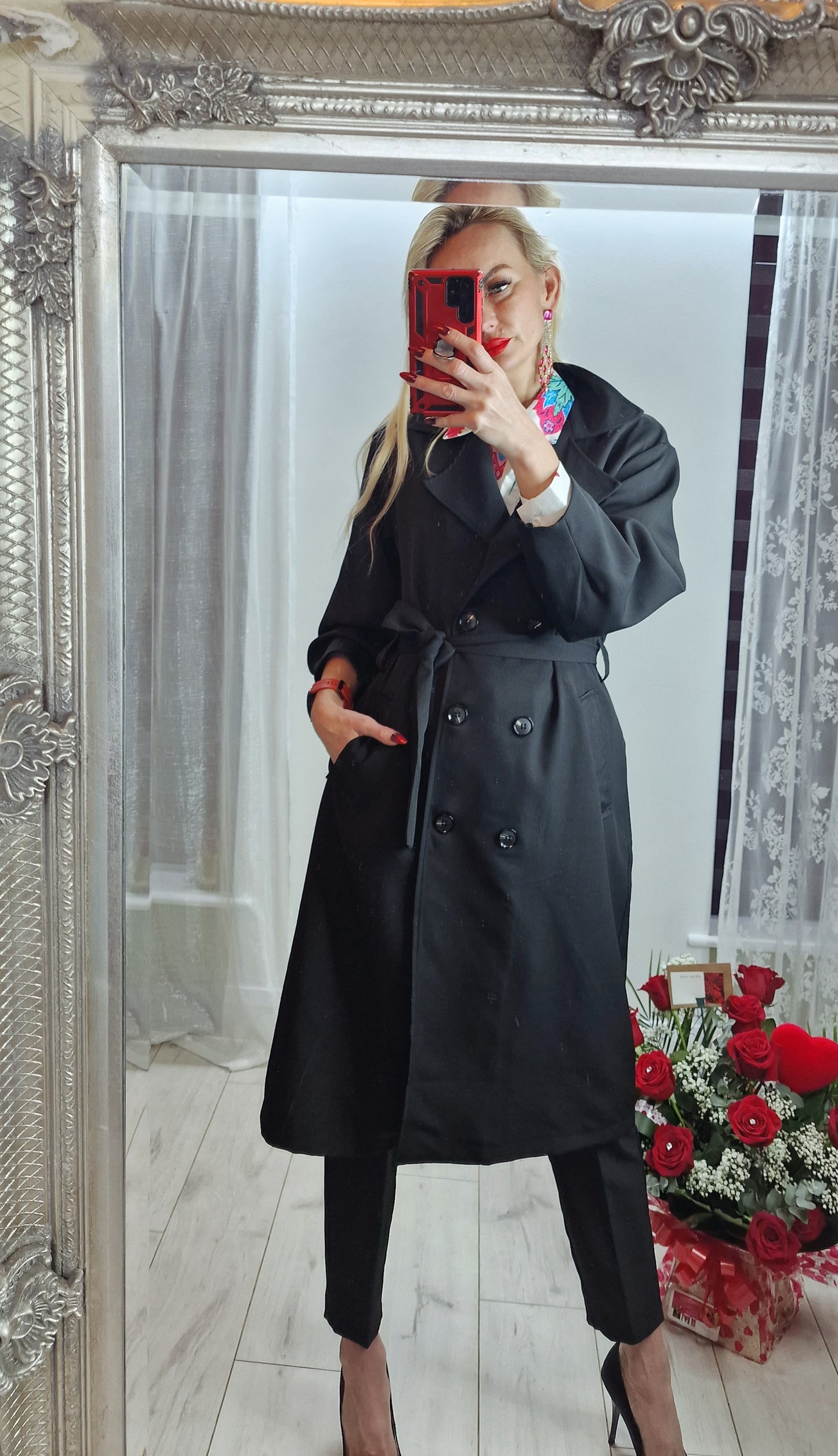 Spring Summer Coat- Black