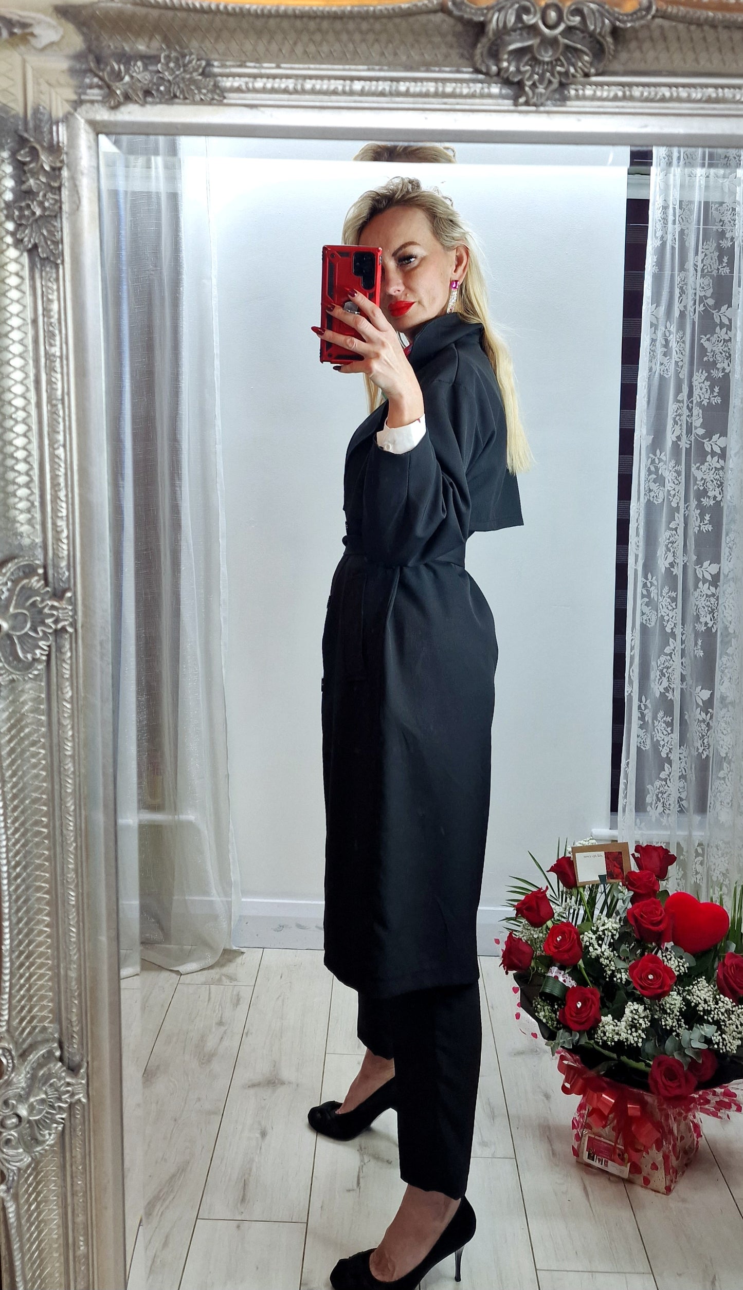 Spring Summer Coat- Black