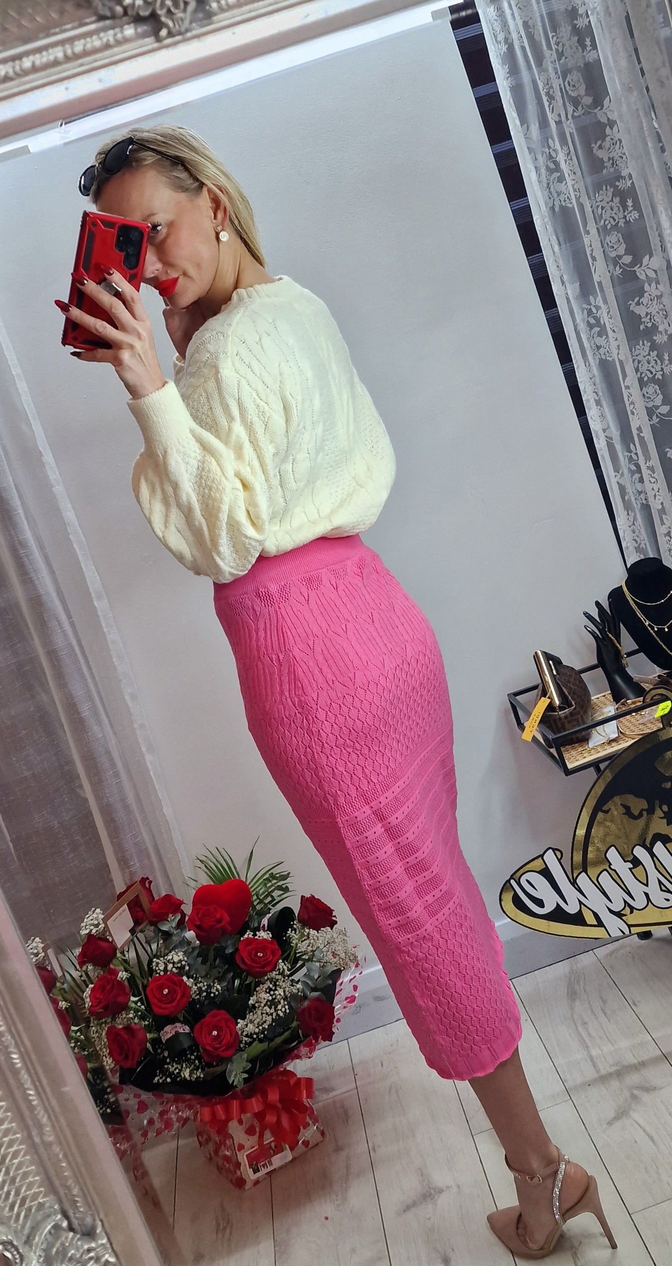 Sweater With Flowers