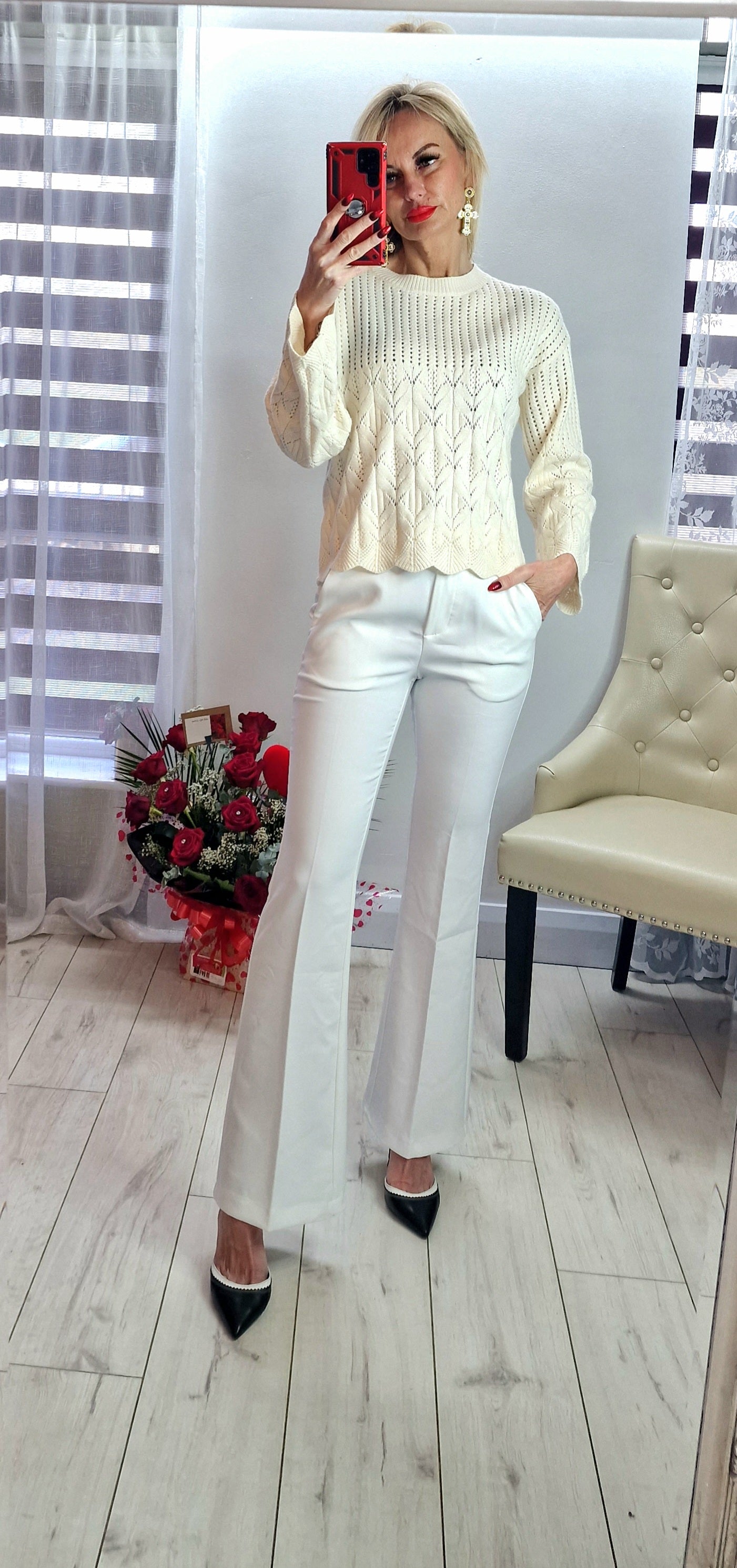 Ecru Sweater