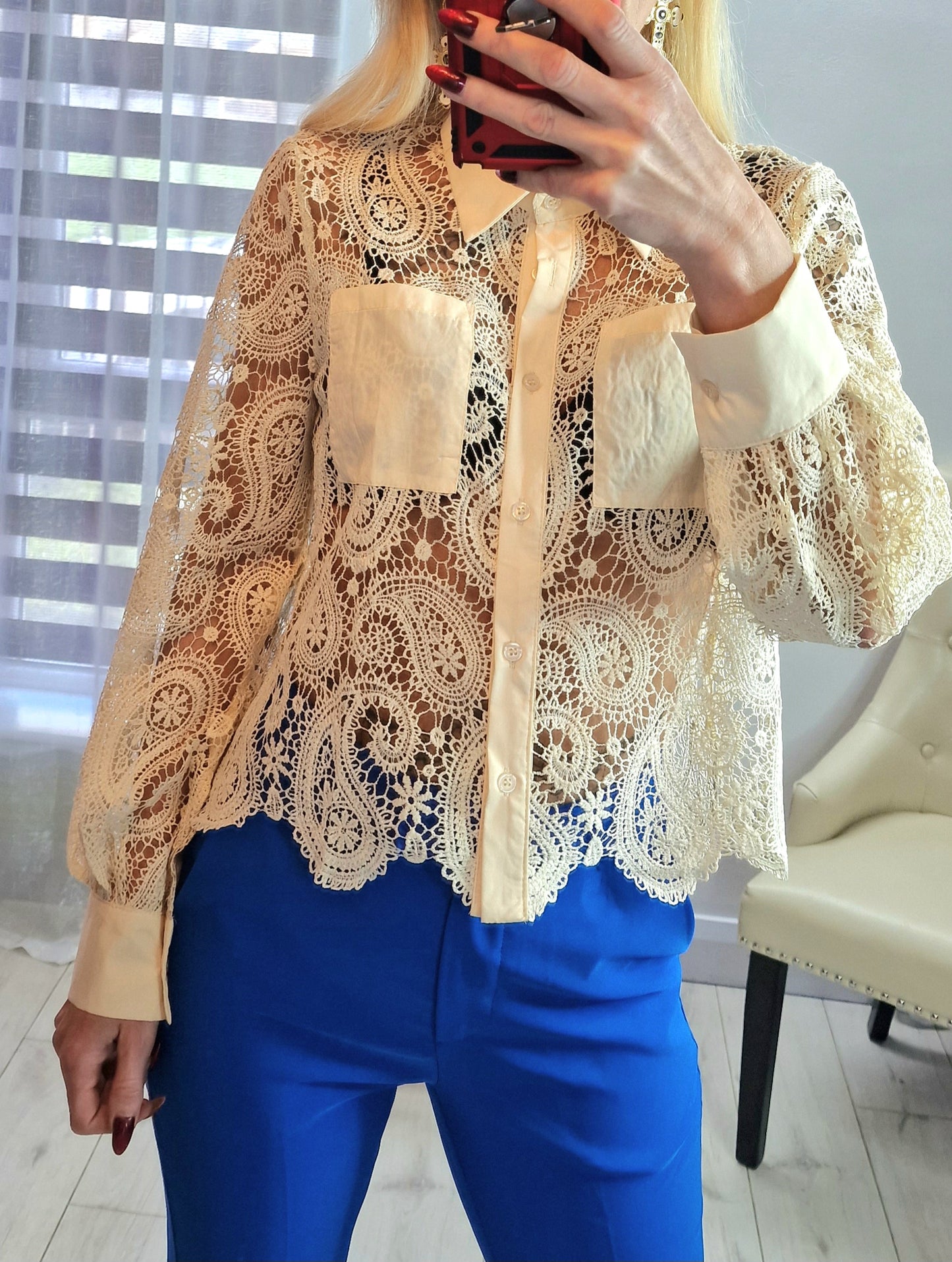 Beige Unique Shirt