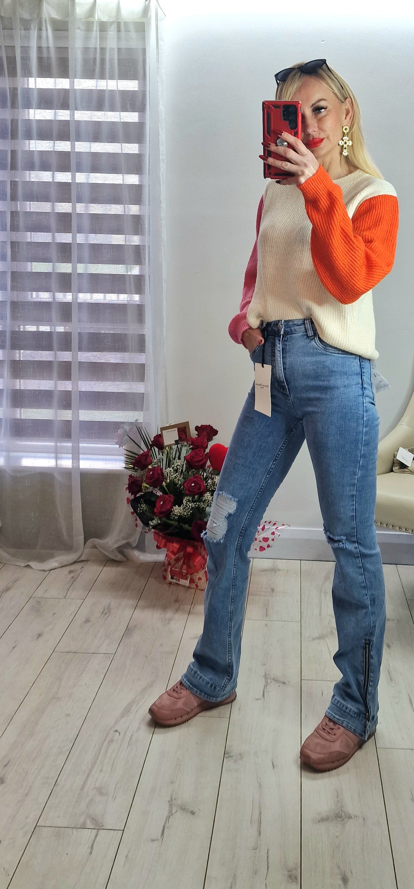Two Colours Sweater Sleeves