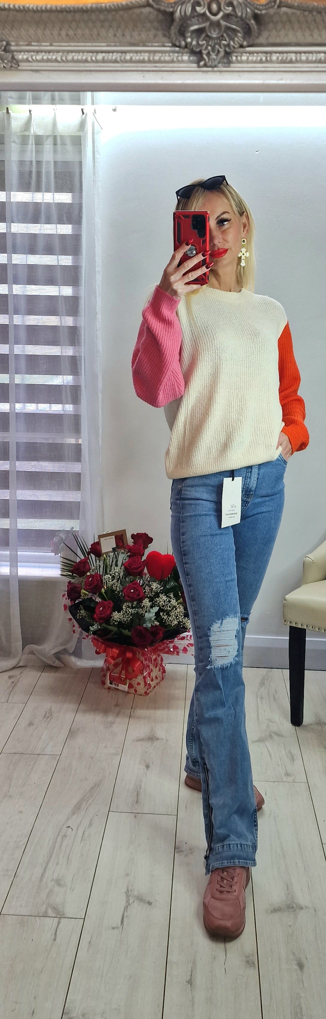 Two Colours Sweater Sleeves