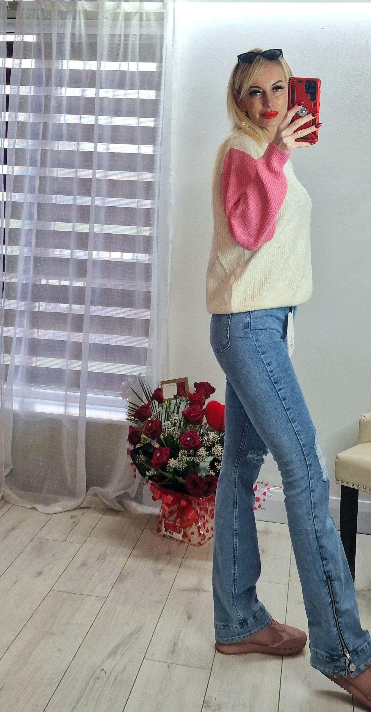 Two Colours Sweater Sleeves