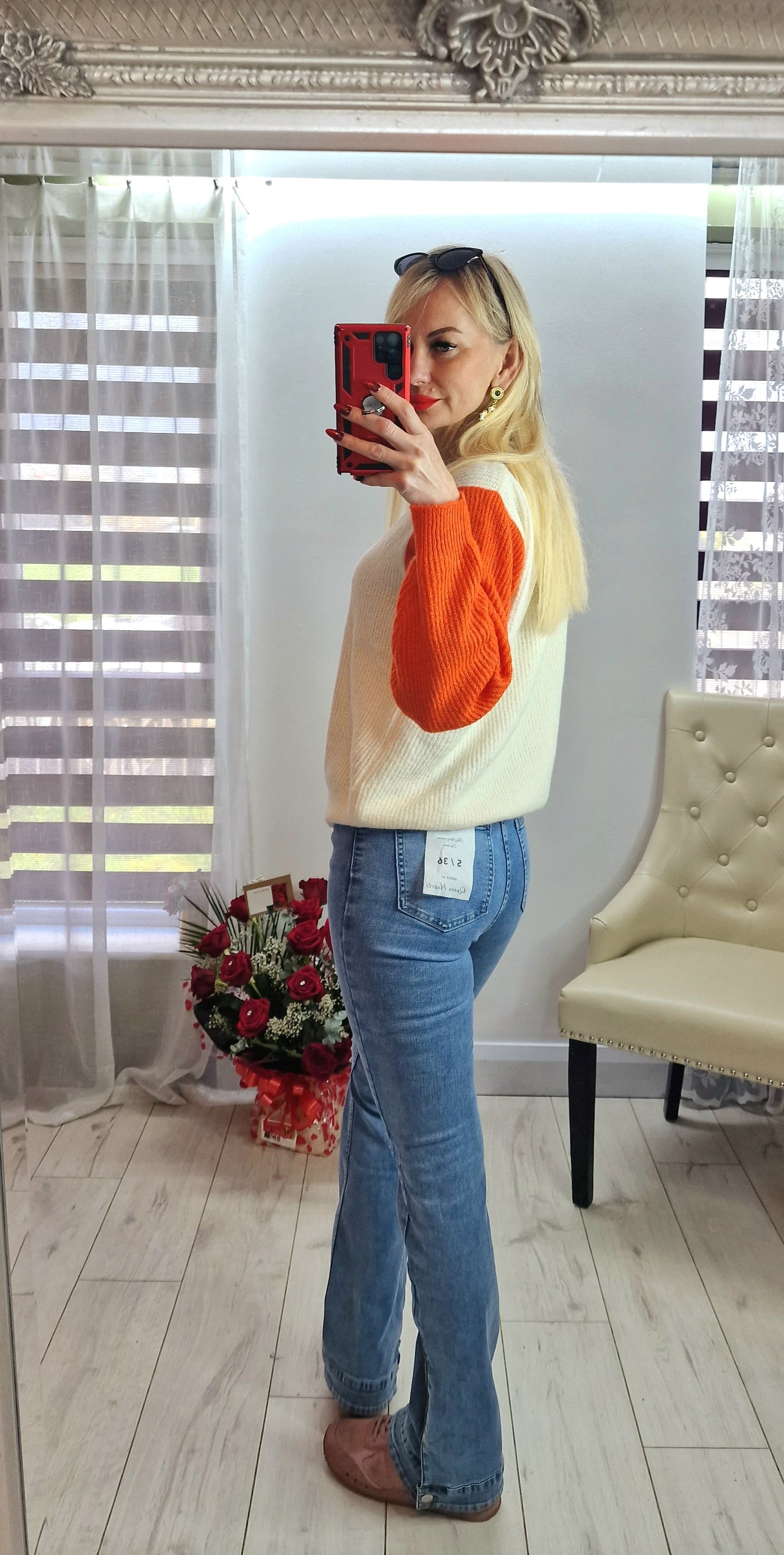 Two Colours Sweater Sleeves