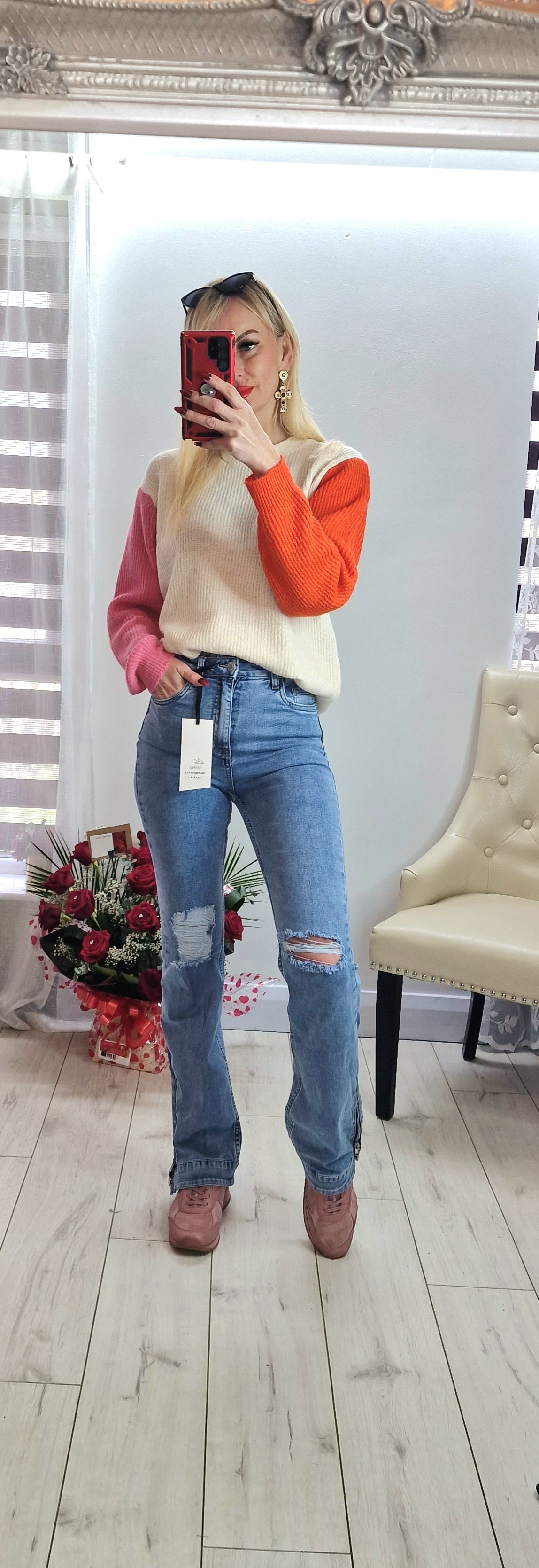 Two Colours Sweater Sleeves