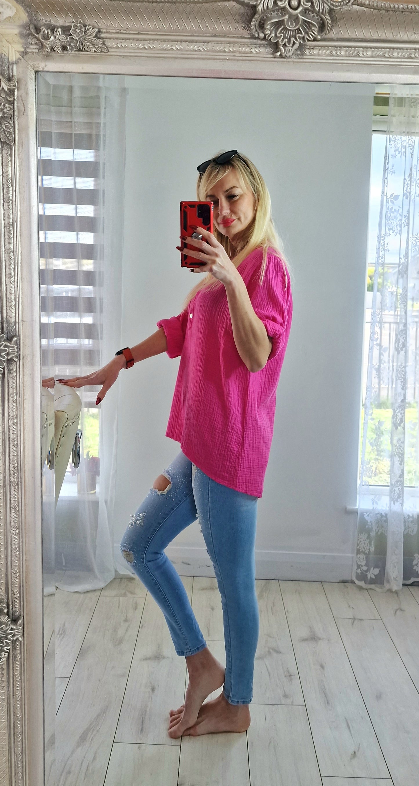 Pink Cotton Top