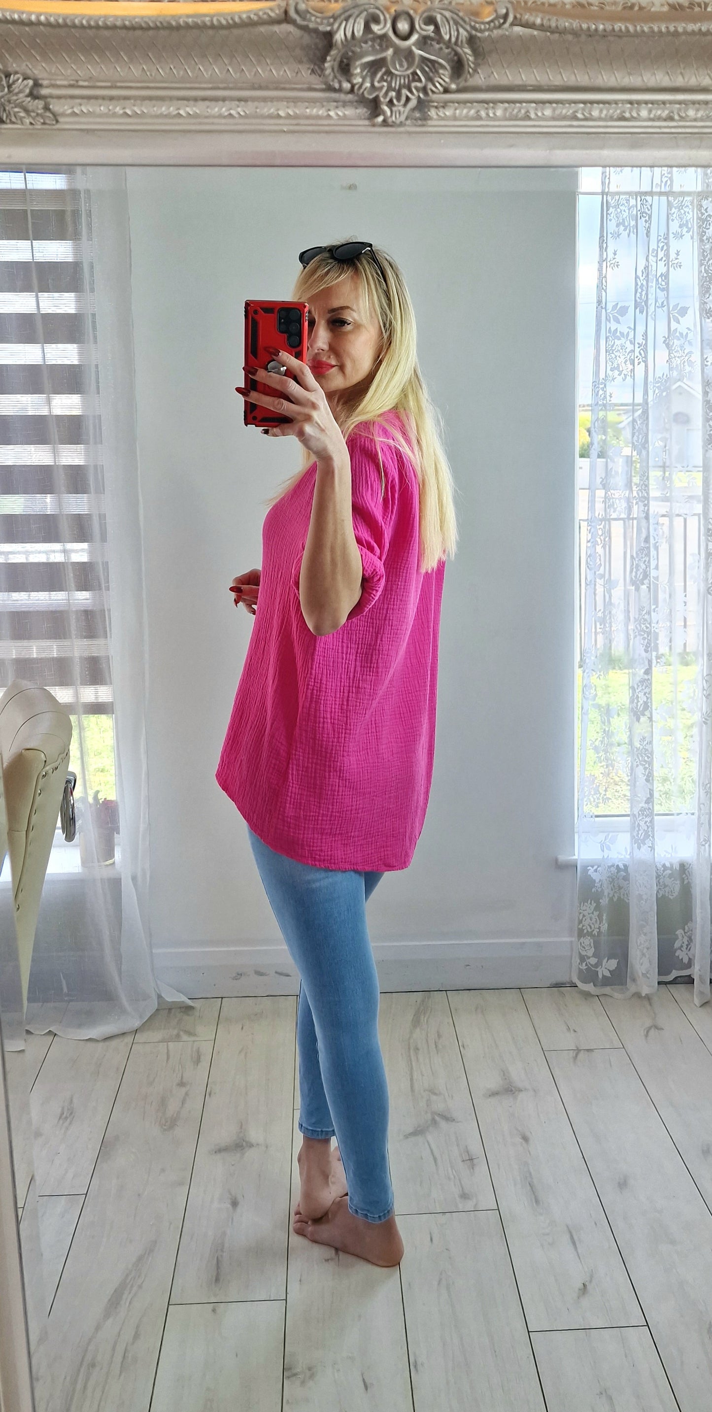Pink Cotton Top