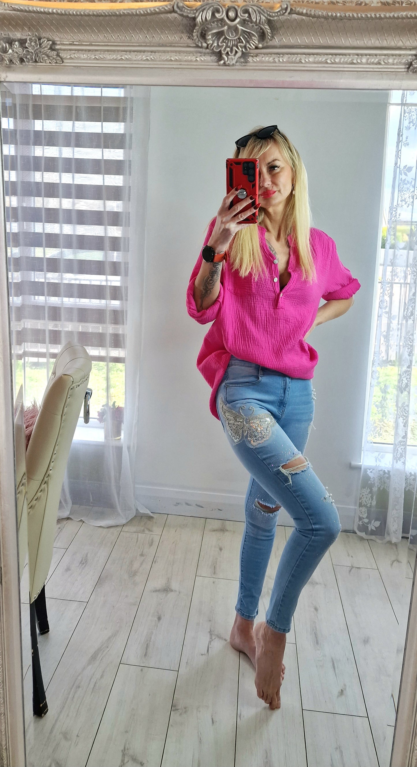 Pink Cotton Top