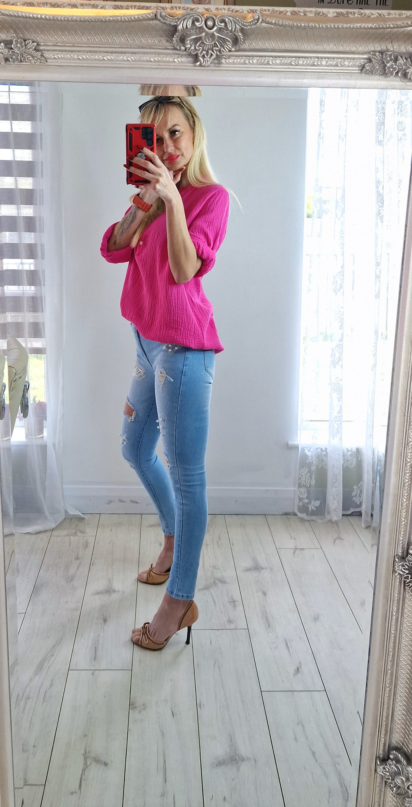 Pink Cotton Top