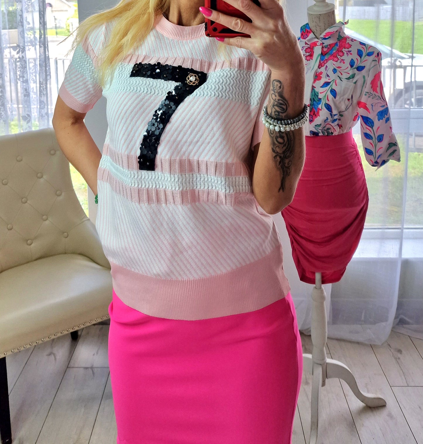 7° Short Sleeve Sweater