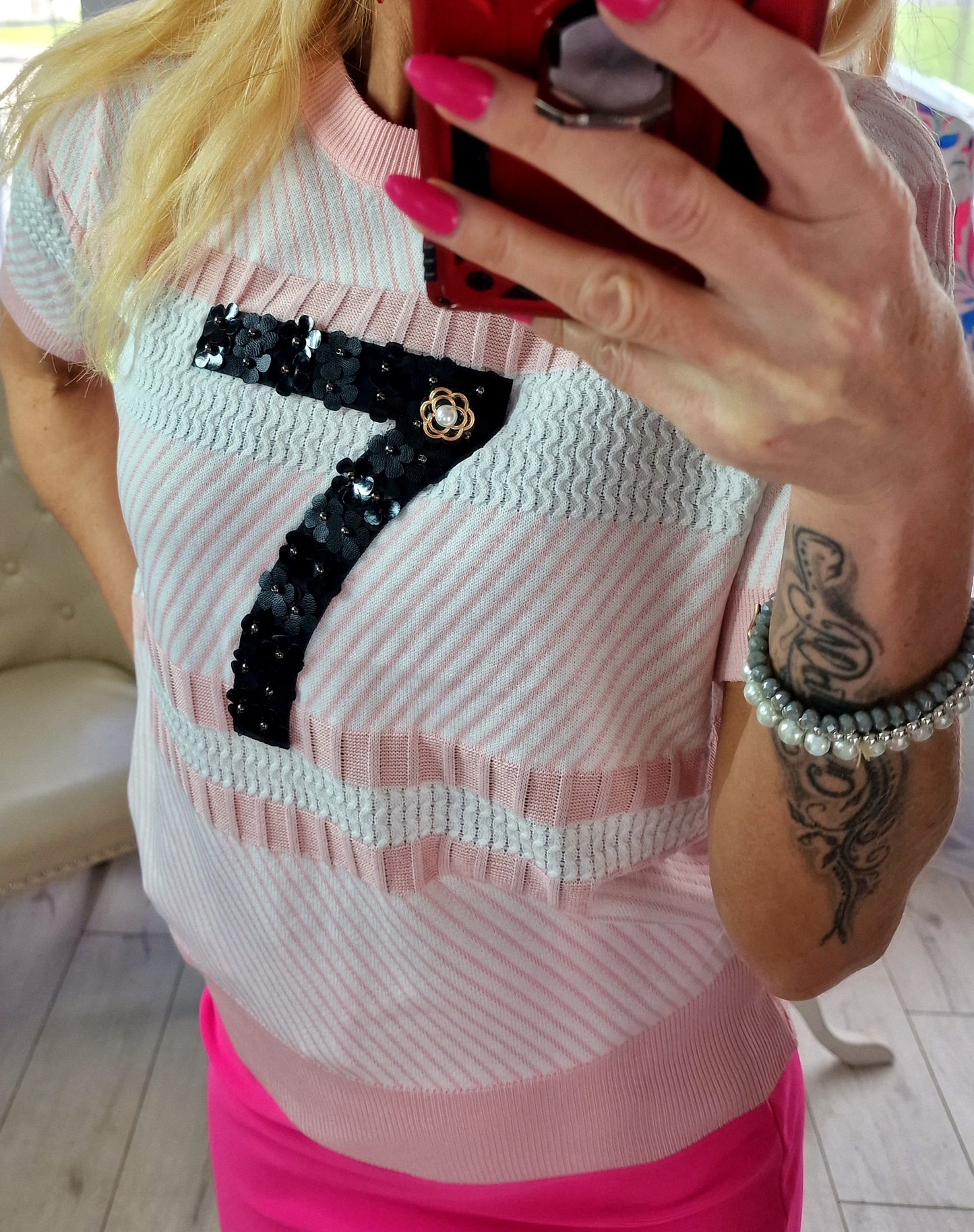 7° Short Sleeve Sweater