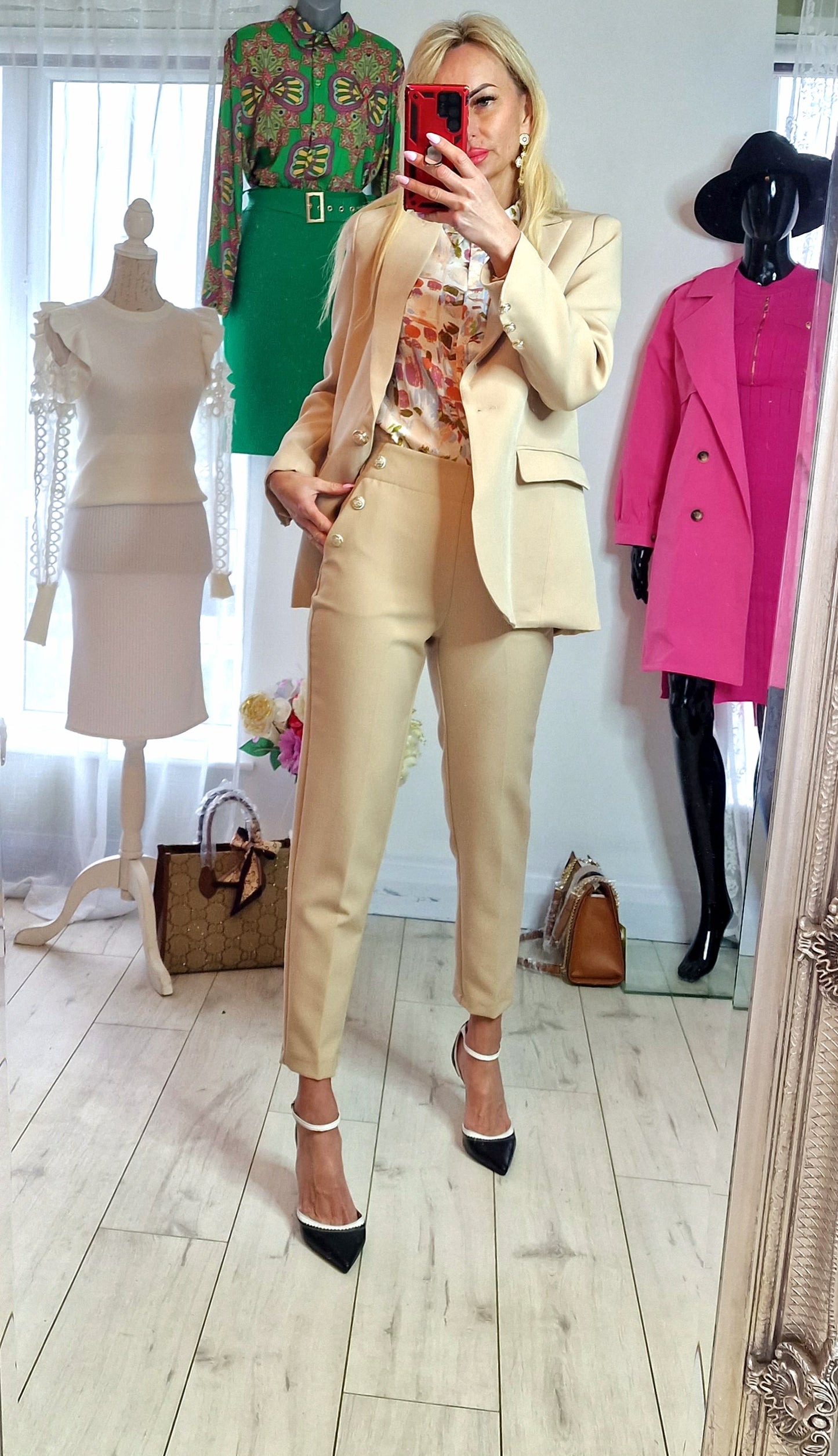 Blazer From France With Belt