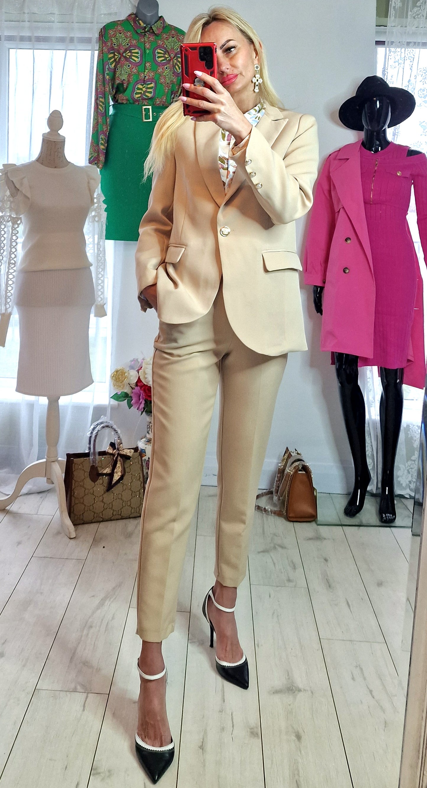 Blazer From France With Belt