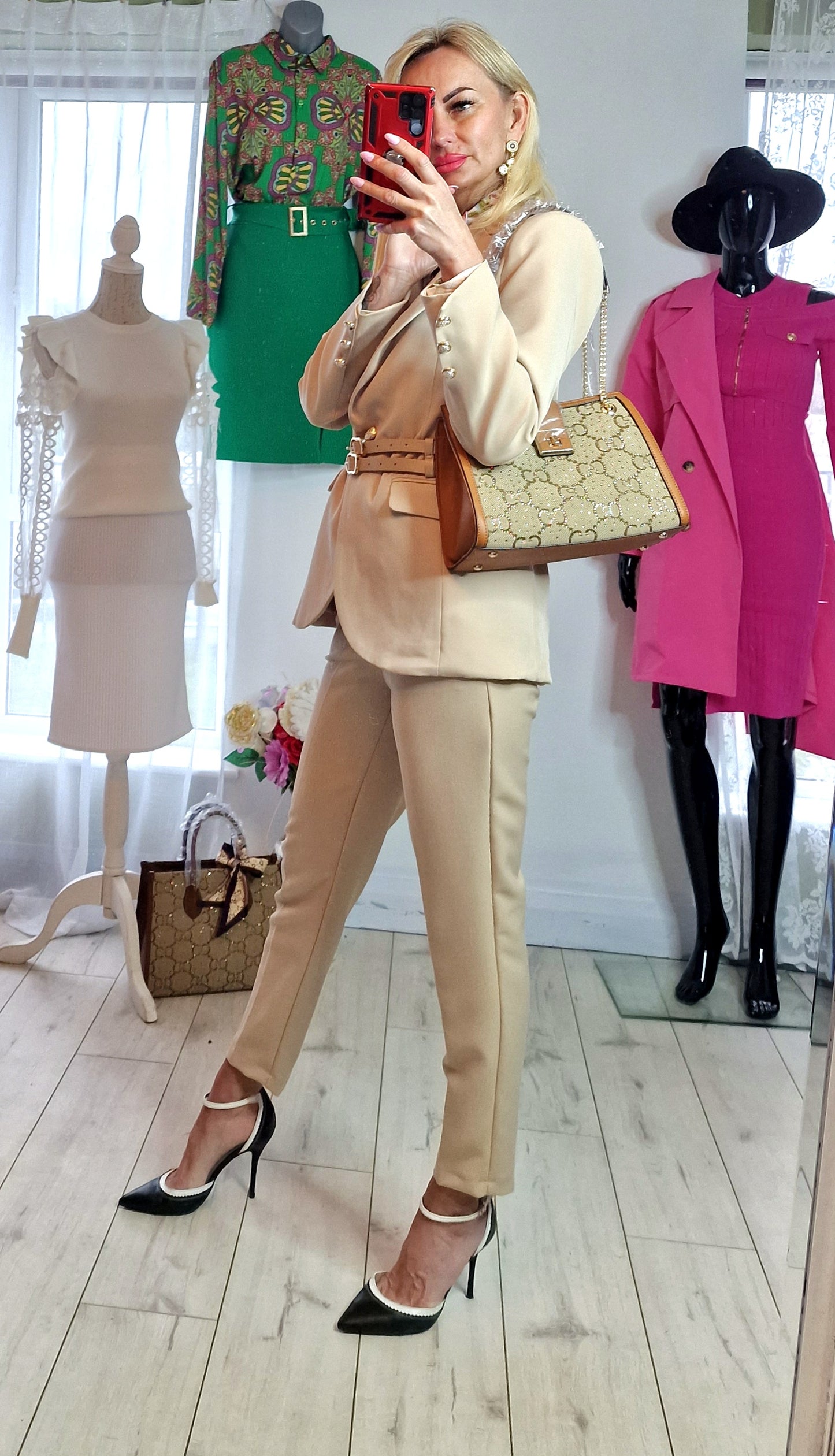 Blazer From France With Belt