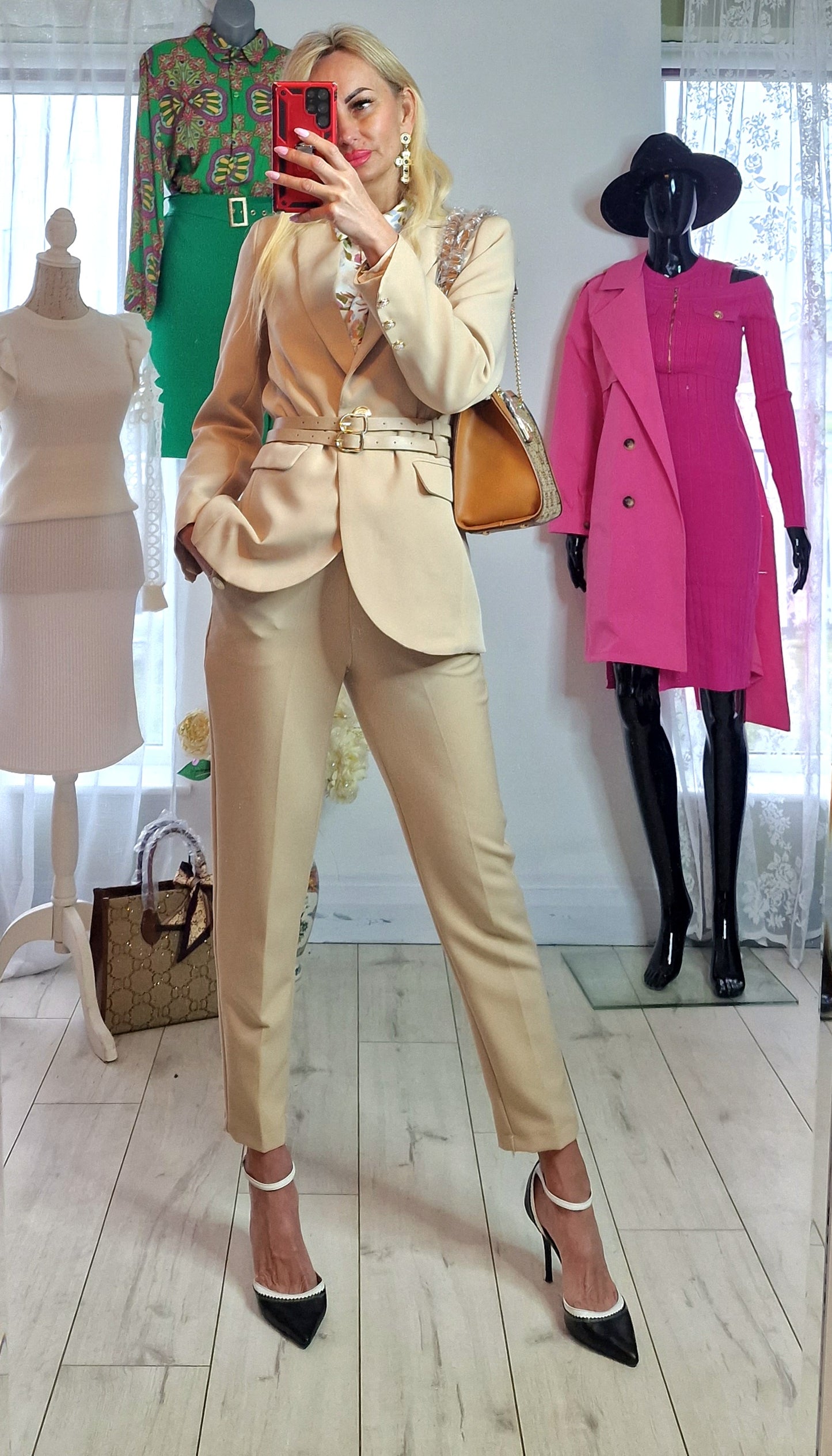 Blazer From France With Belt