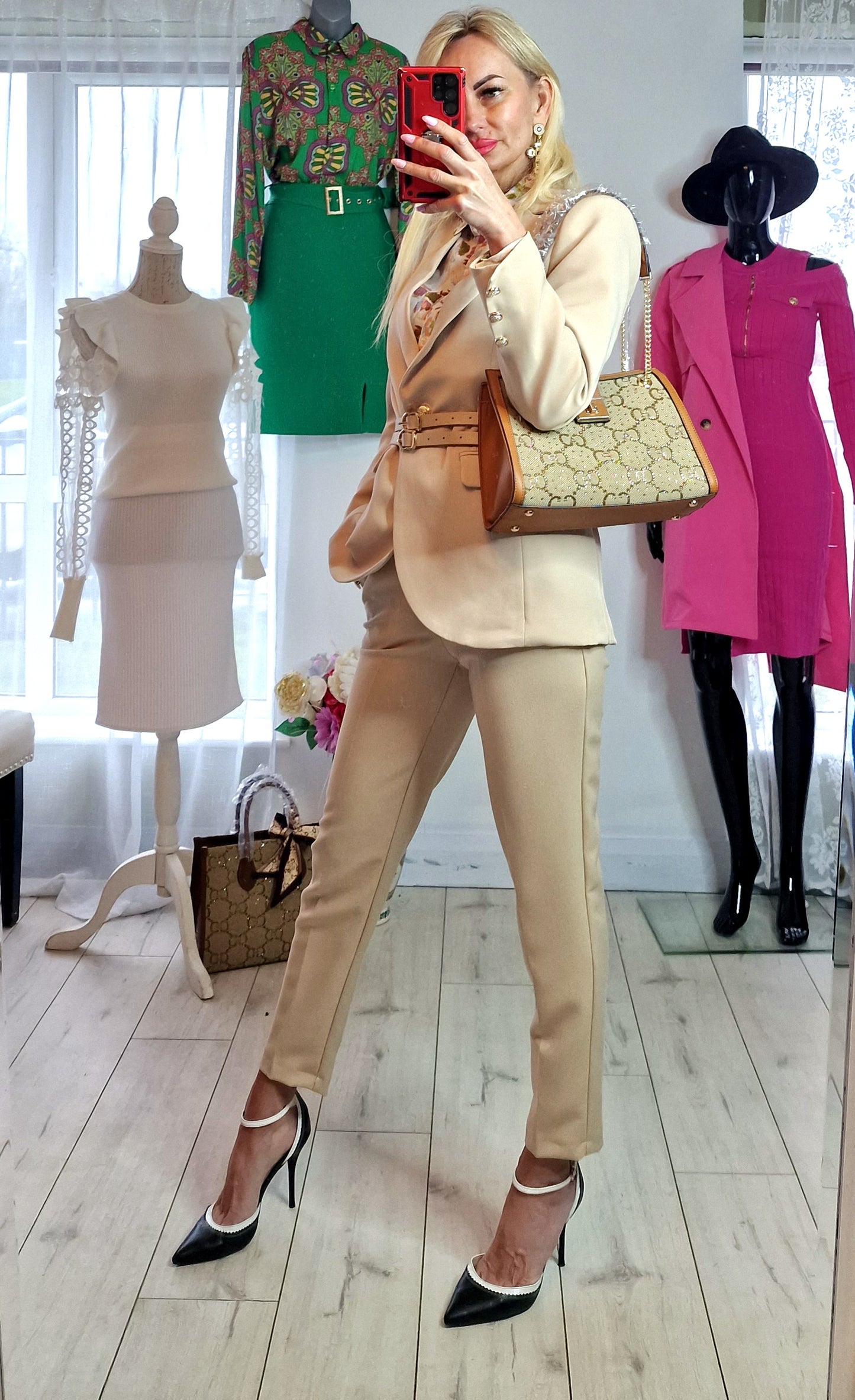 Blazer From France With Belt