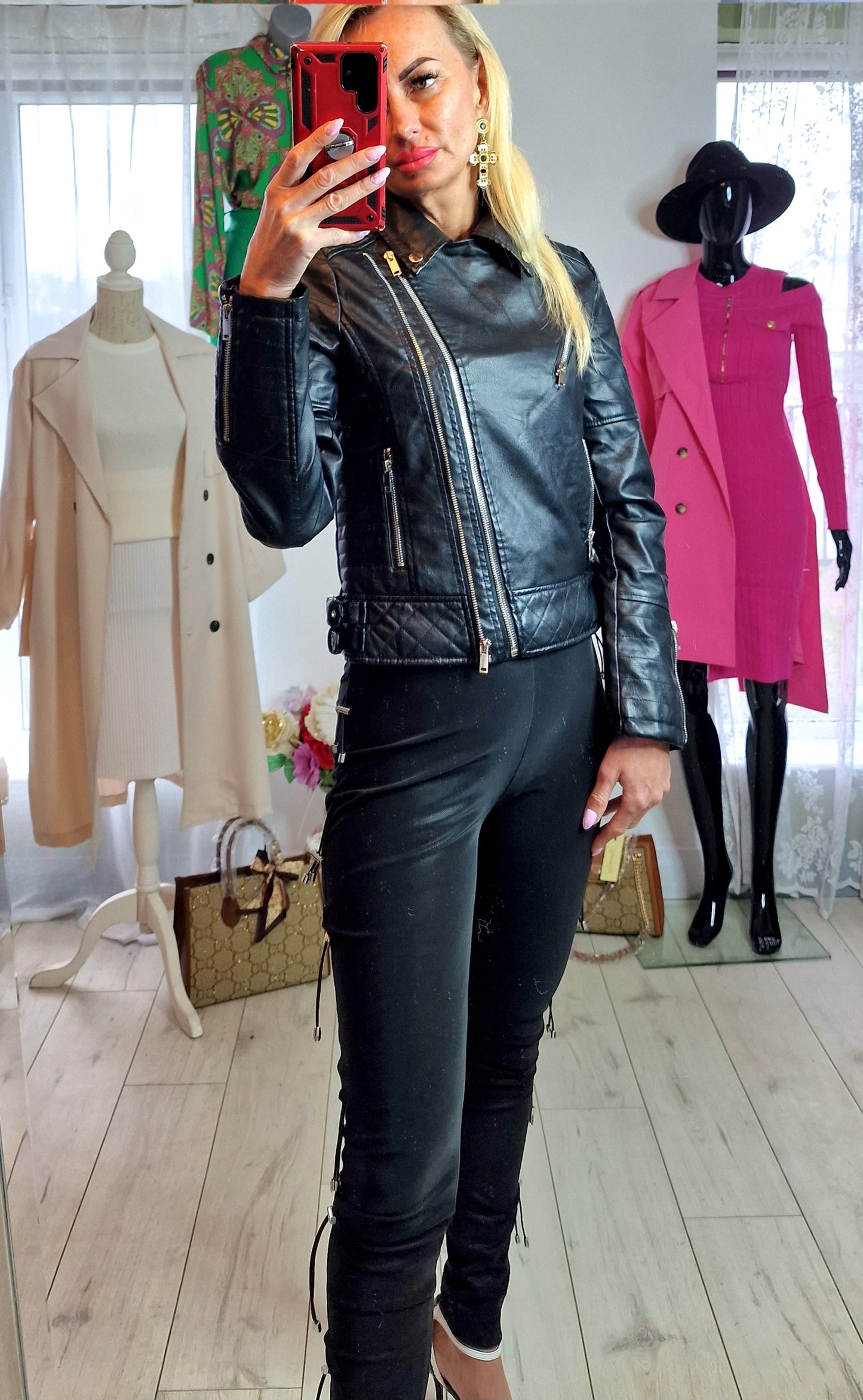 Eco Leather Black Jacket