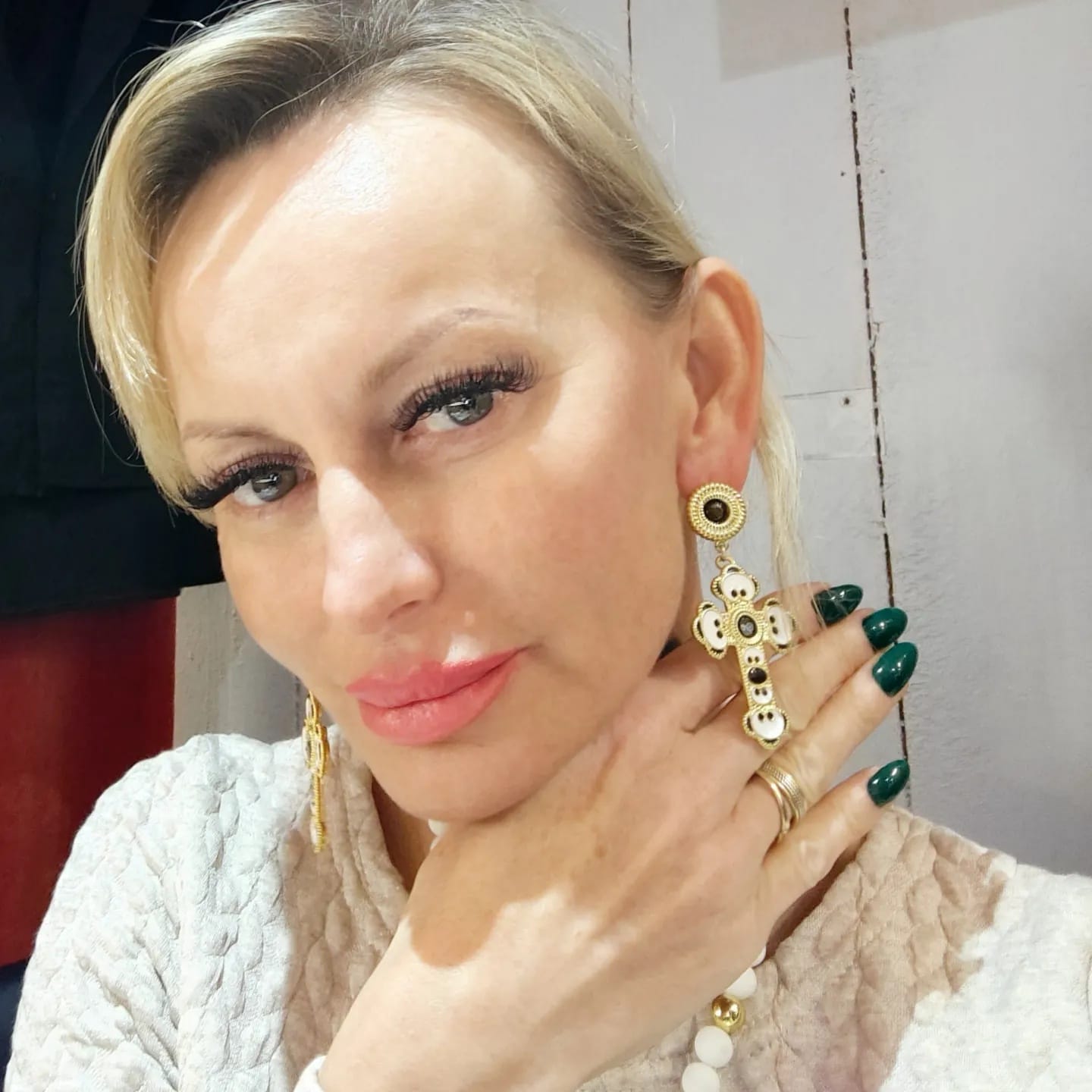Set Of Neckless And Earrings