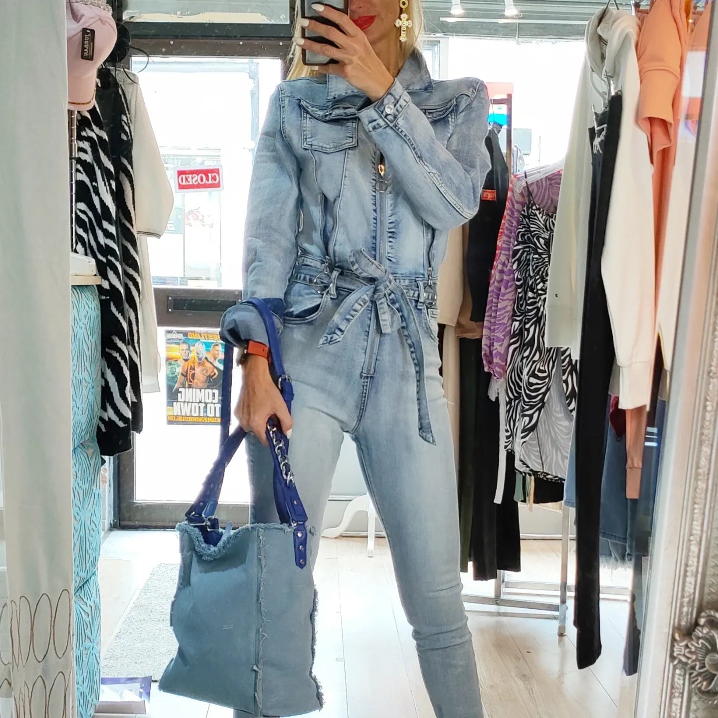 Denim Handbag