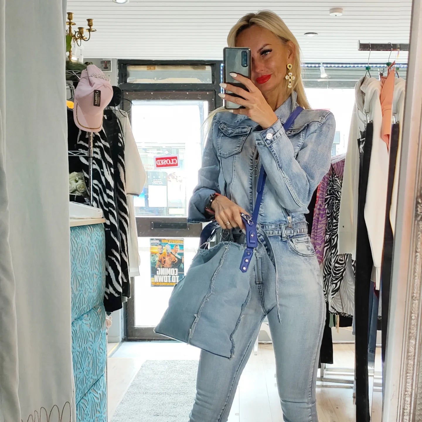 Denim Handbag