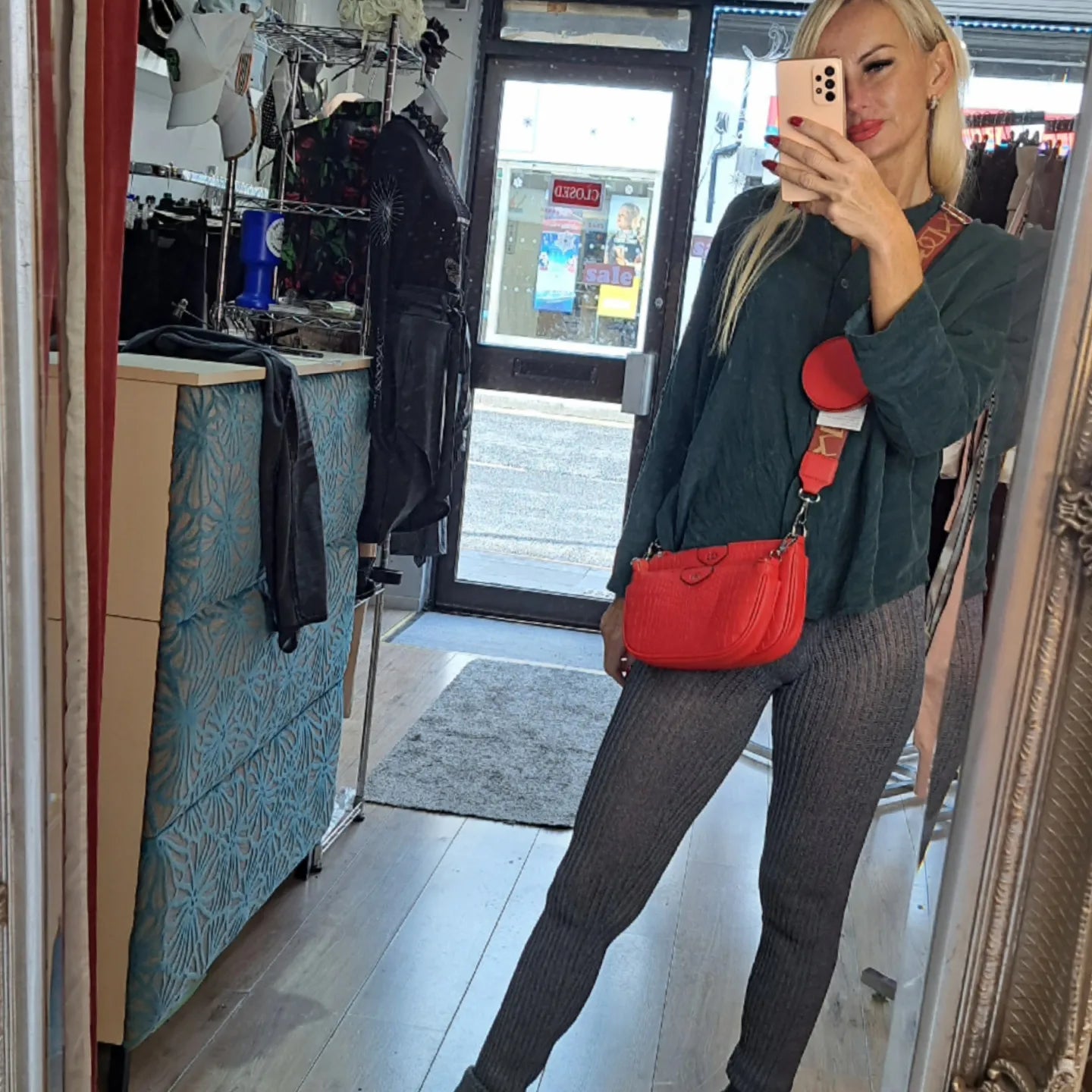Red Handbag
