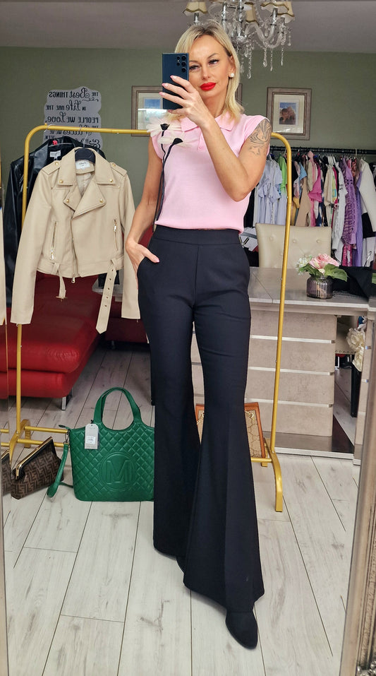 Flared Elegant Trousers