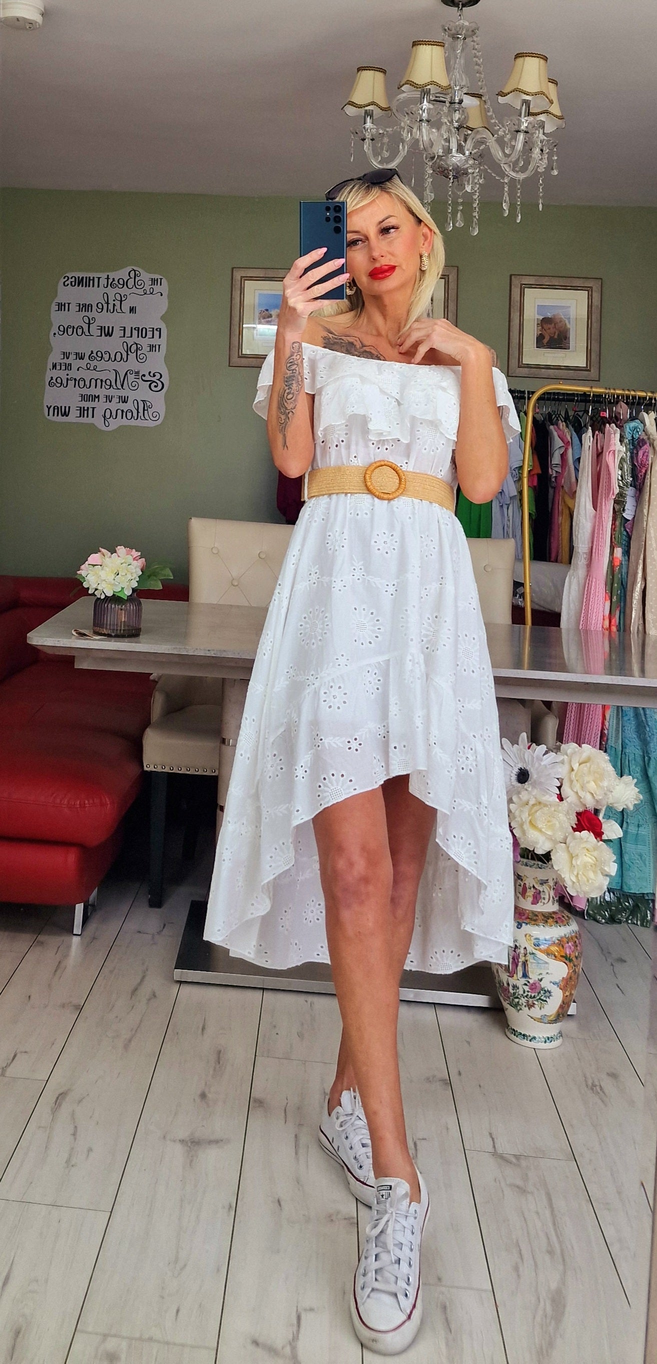 White Summer Cotton Dress