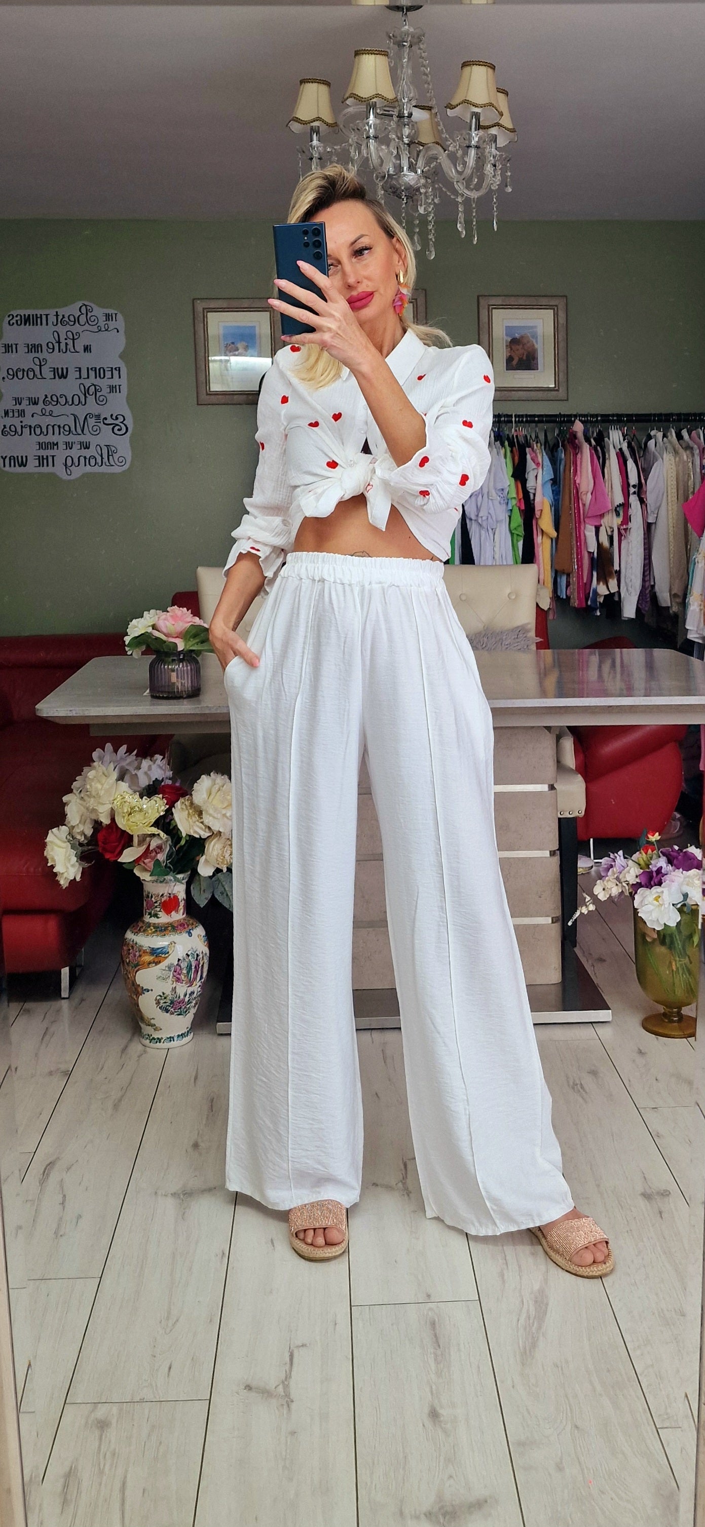 White Summer Trousers