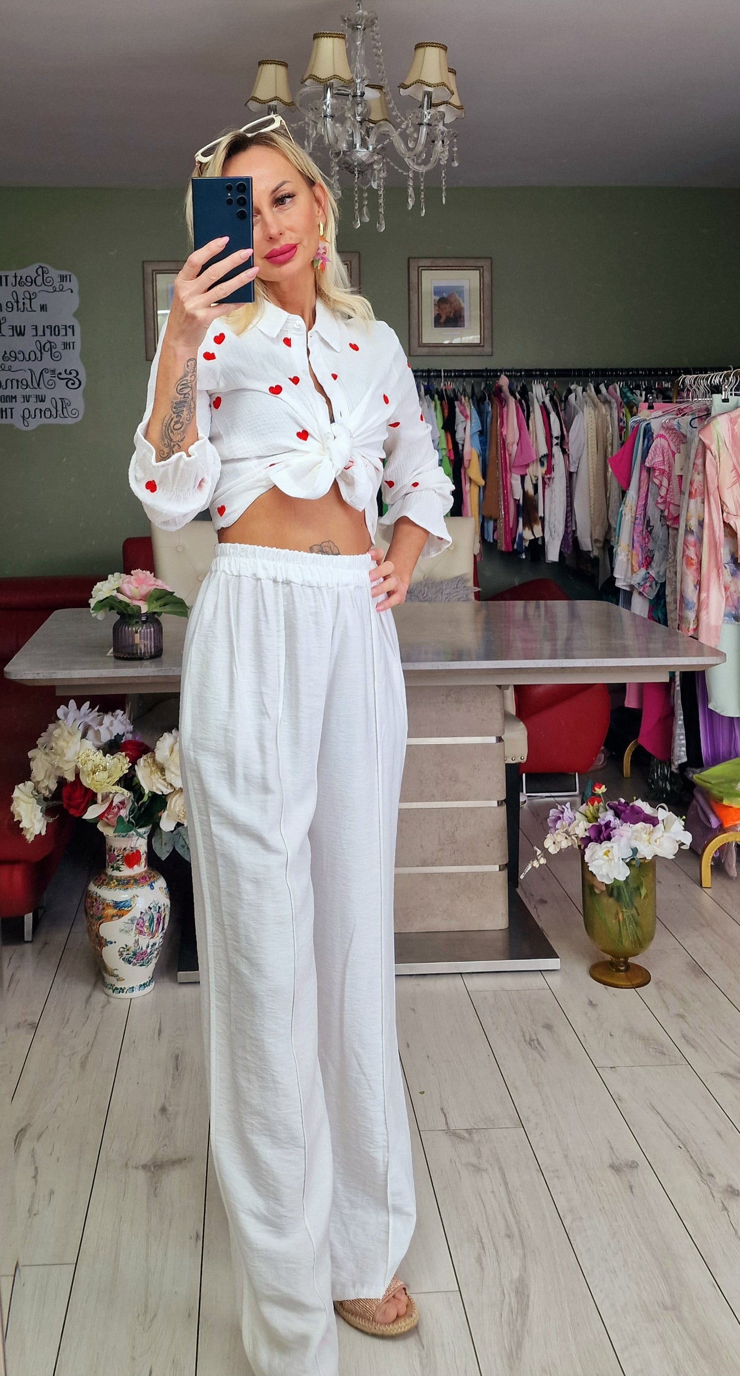 White Summer Trousers