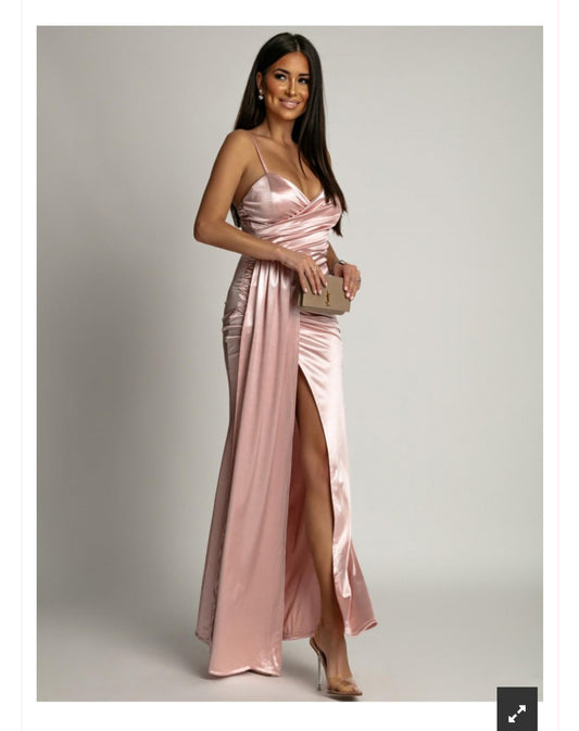 Stunning Satin Occasion Dress