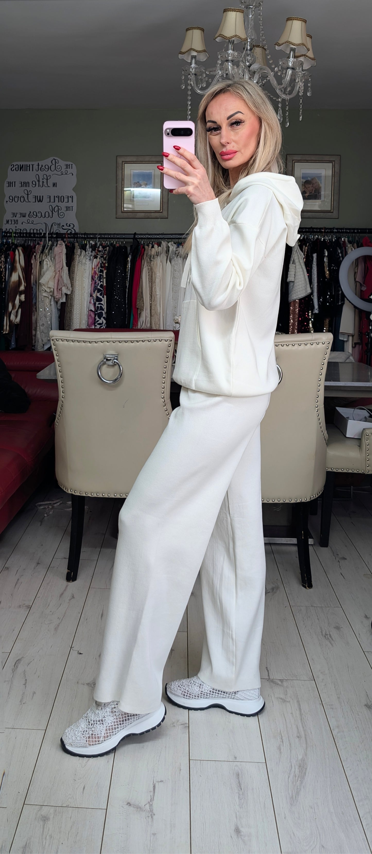 Set Of Trousers And Hoodie