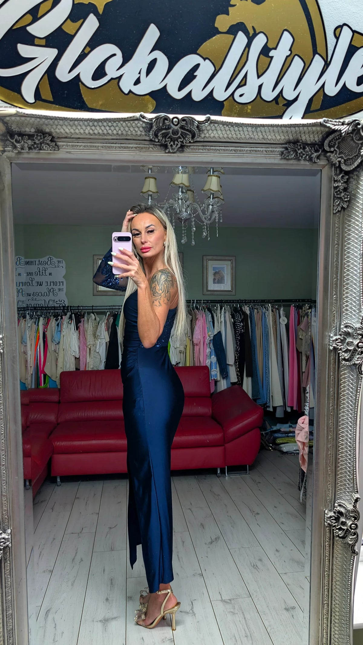 Navy Occasionally Long Dress