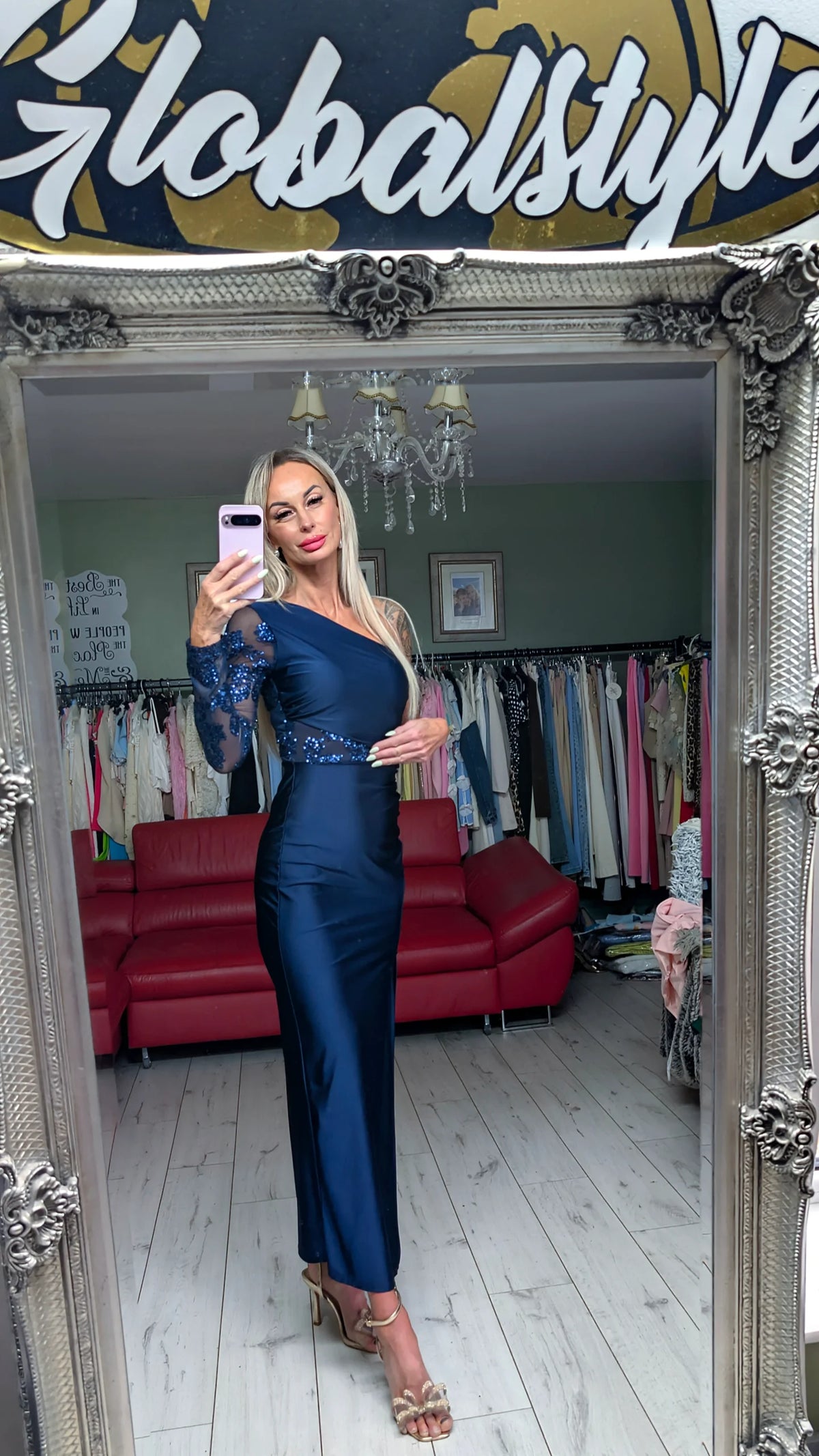 Navy Occasionally Long Dress