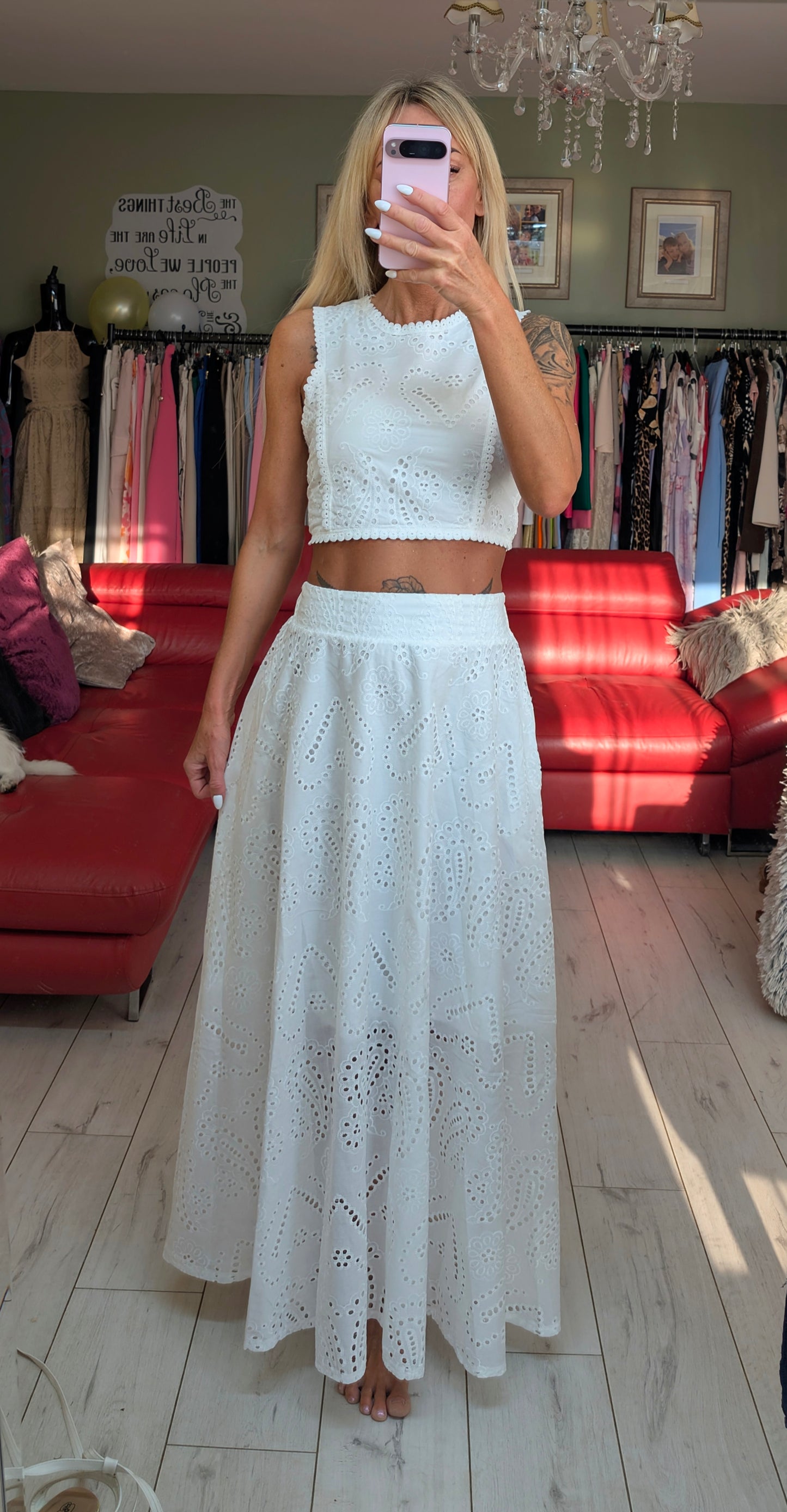 White Set - Skirt and Top