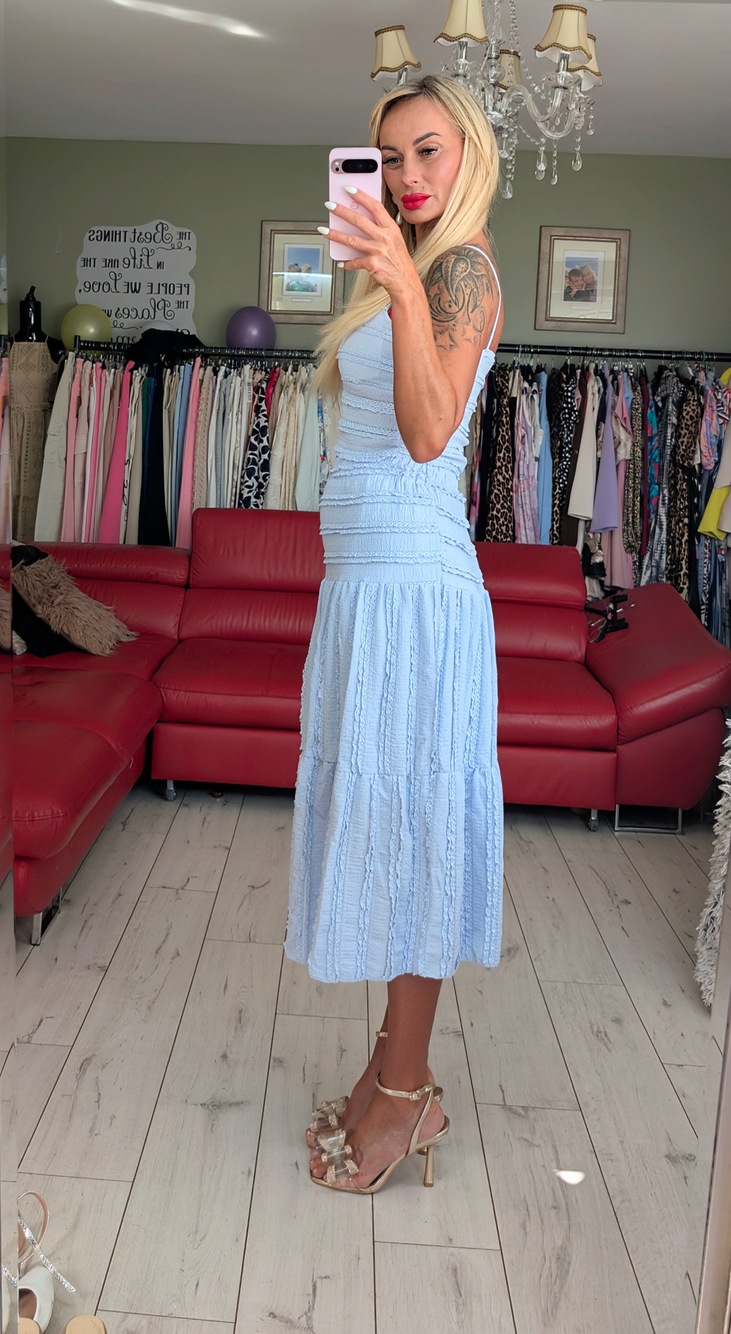 Baby Blue Set - Skirt and Top