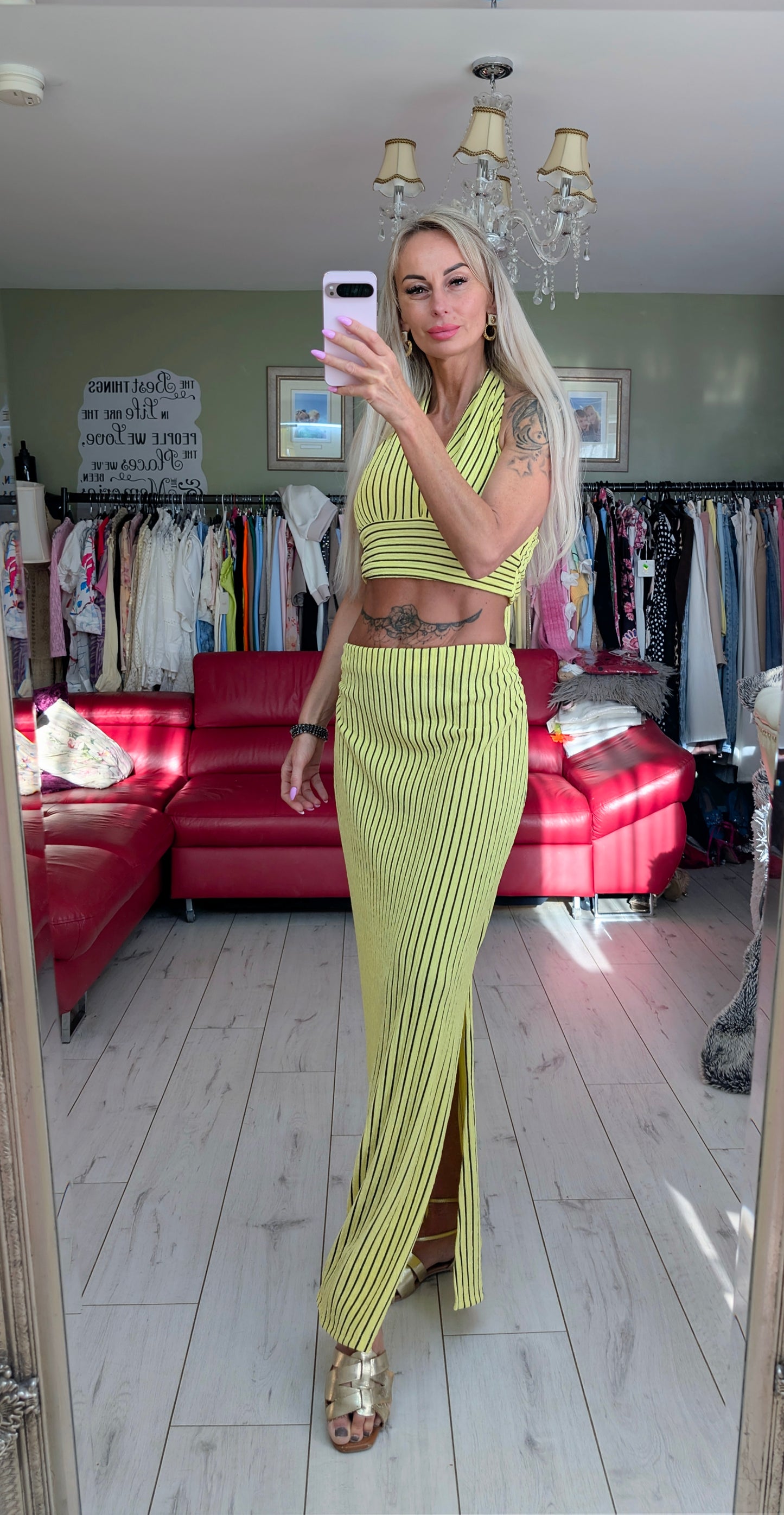 Set Of Skirt And Top