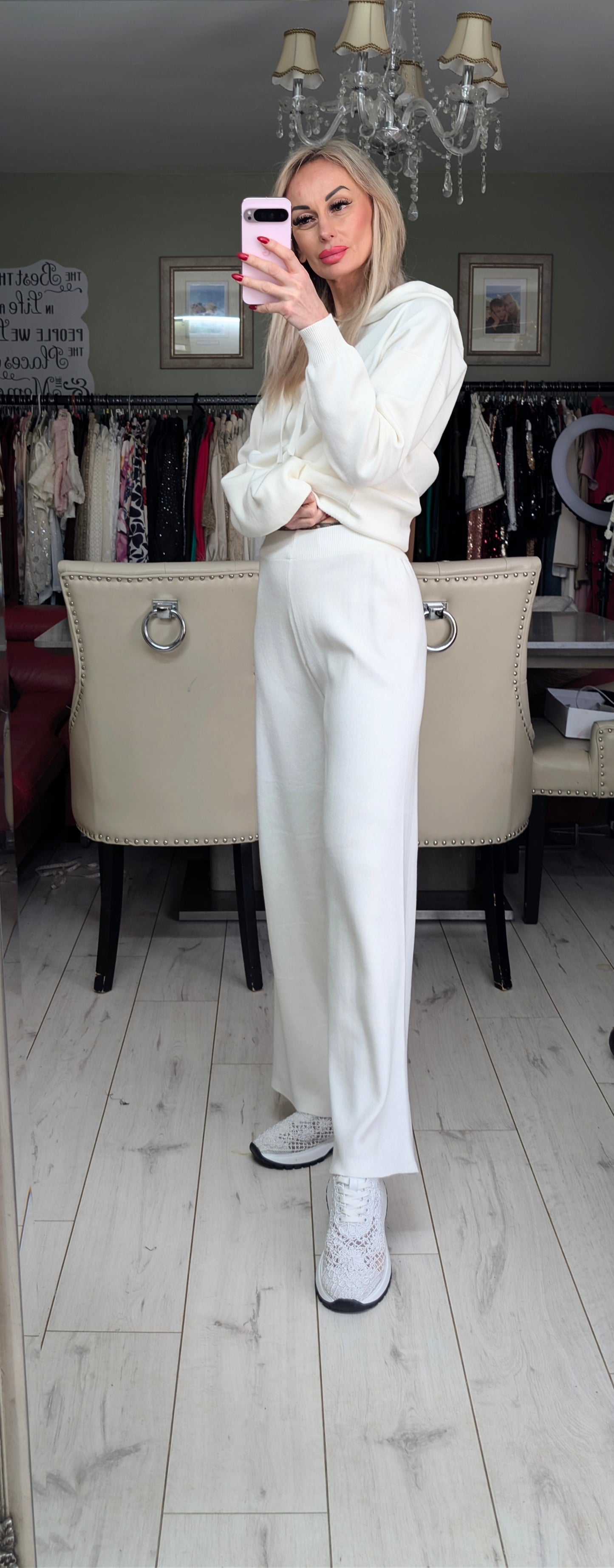 Set Of Trousers And Hoodie