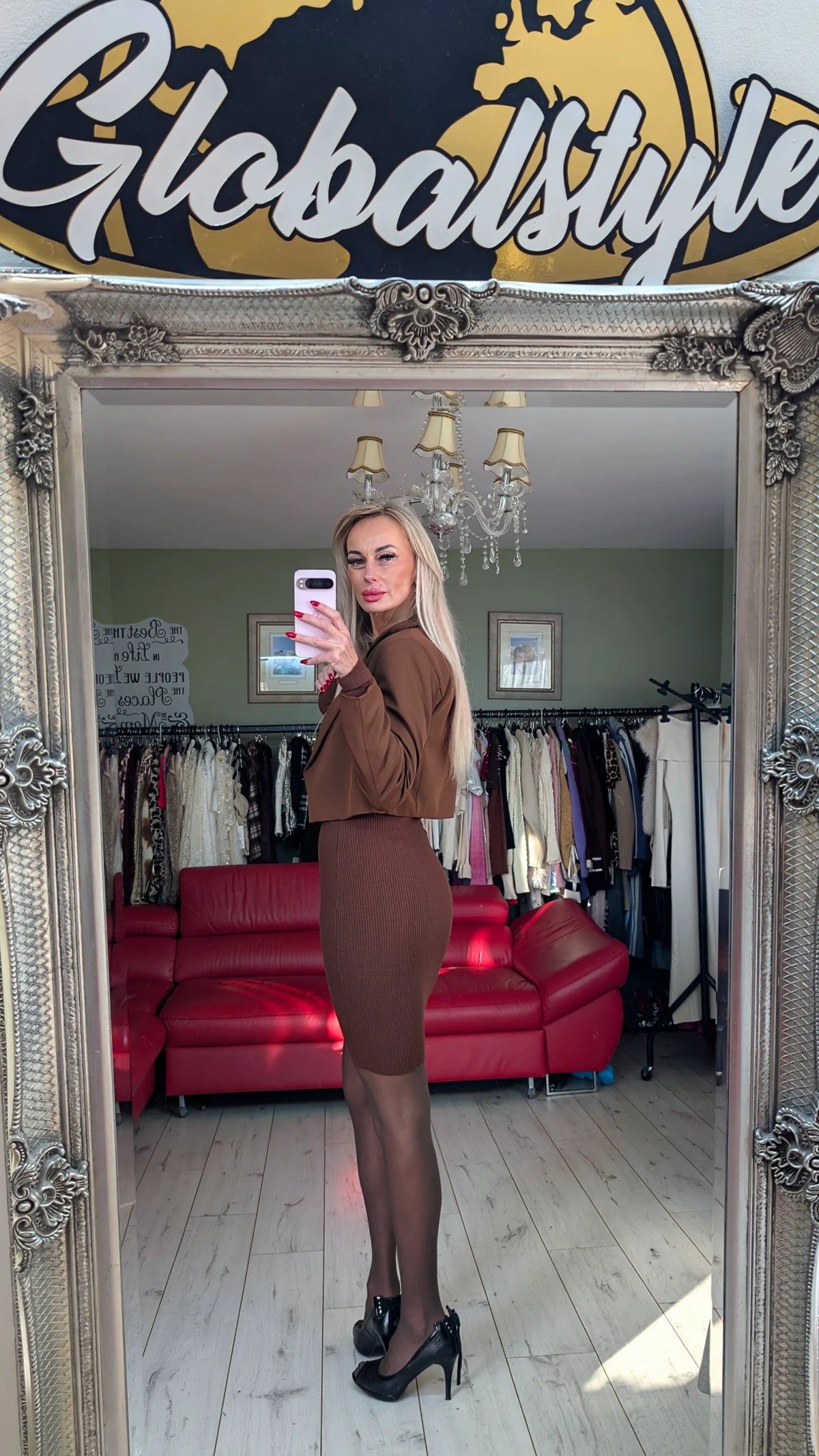 Short Brown Colour Of Blazer