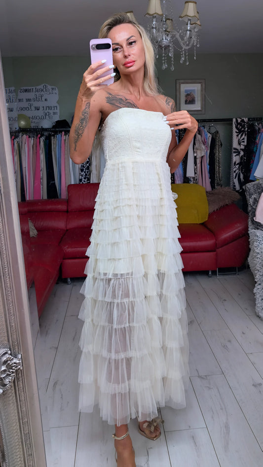 Creamy Occasionally Dress