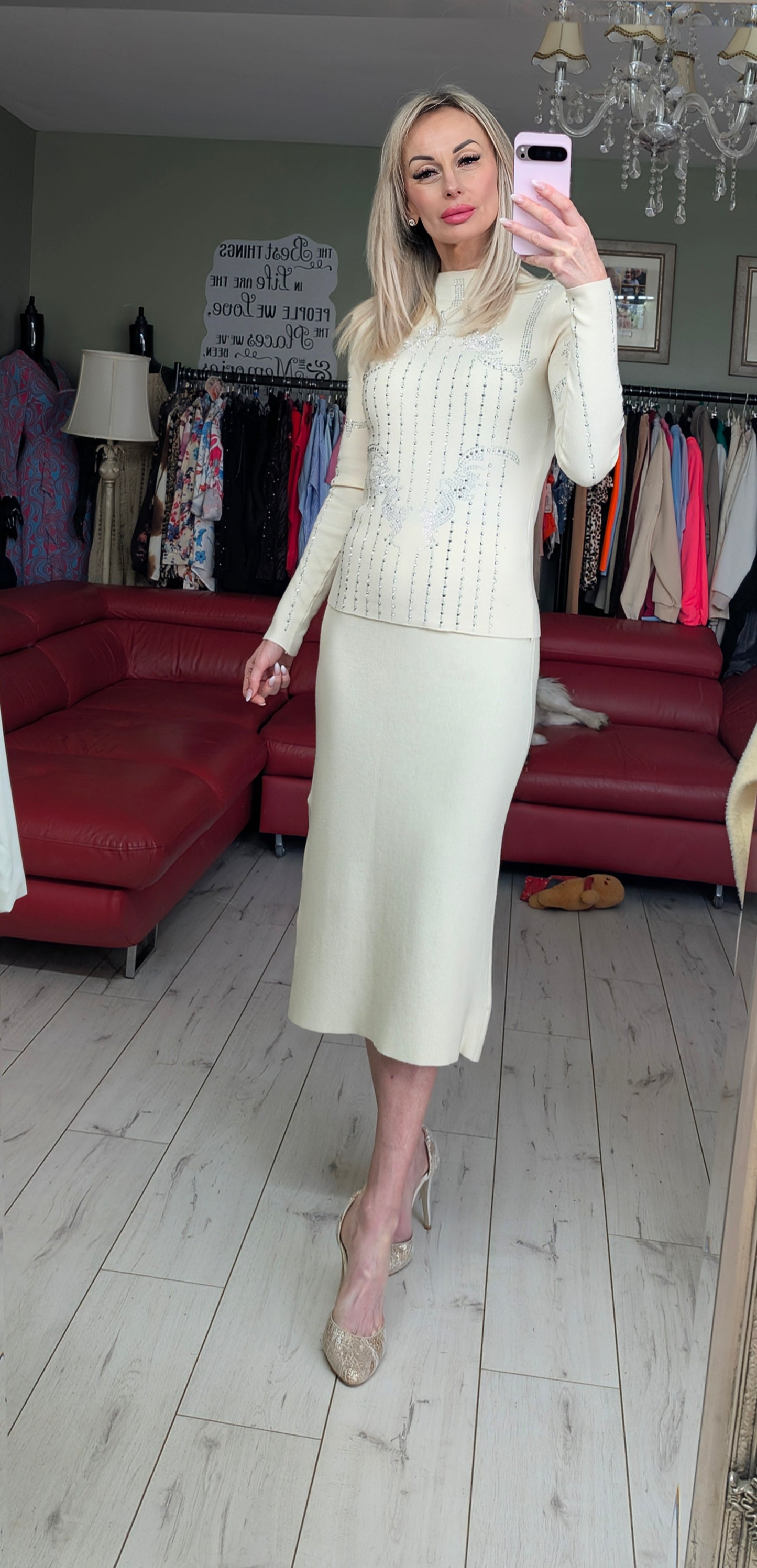 Midi Knitted Skirt